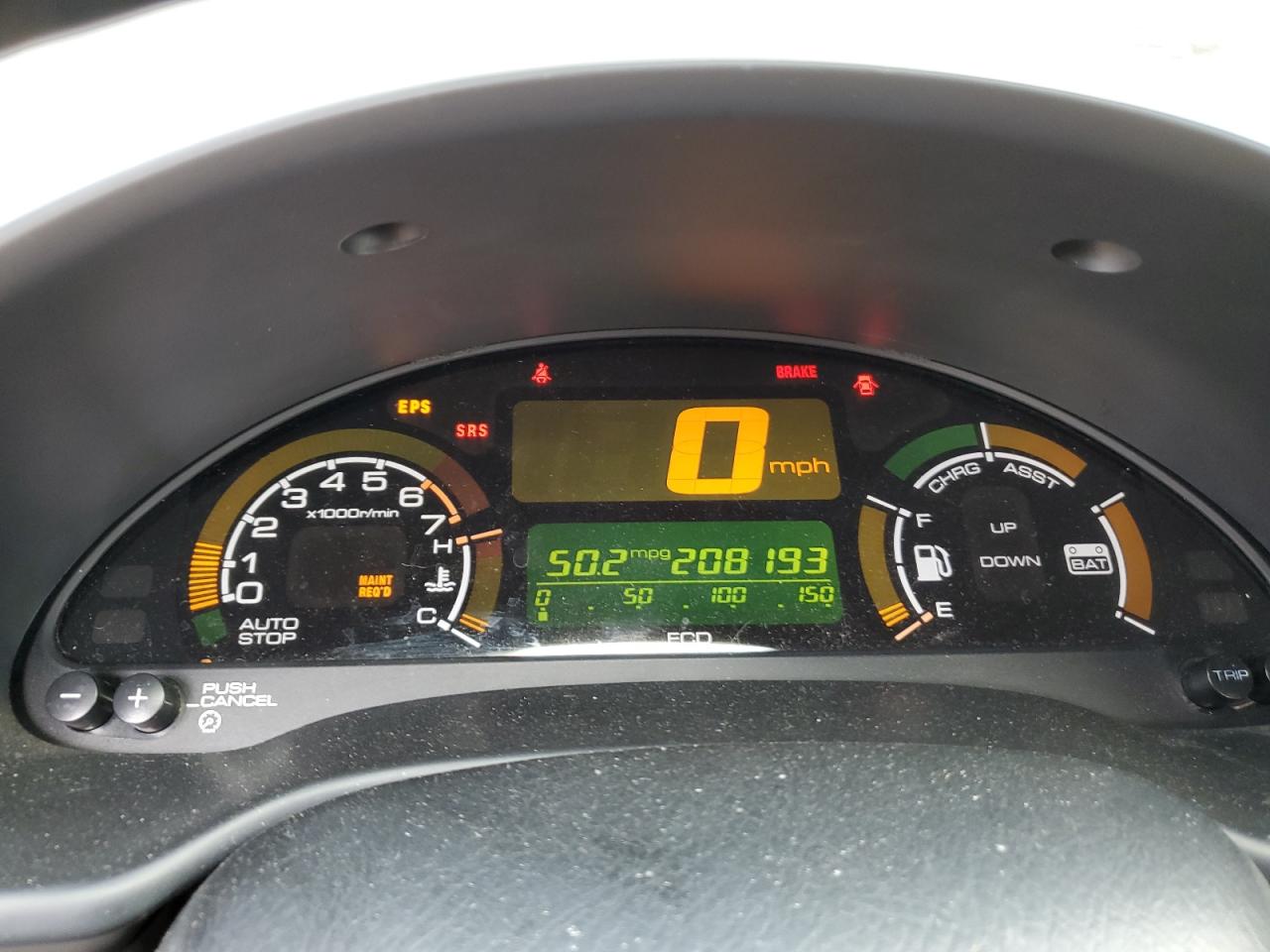 2000 Honda Insight Серебряный vin: JHMZE1379YT005603