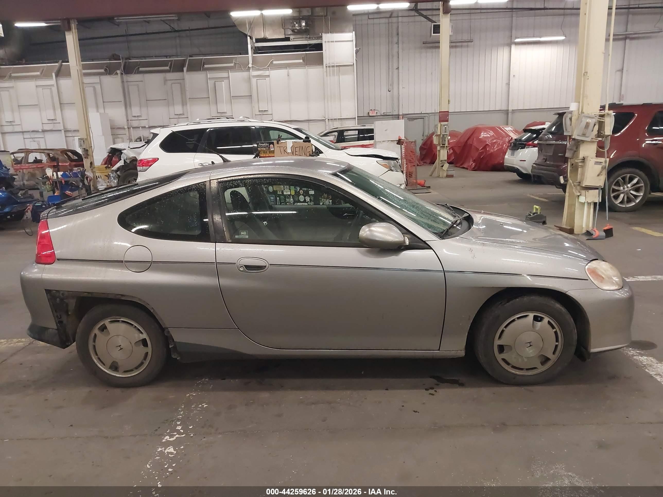 2002 Honda Insight Cvt Silver vin: JHMZE14722T000250