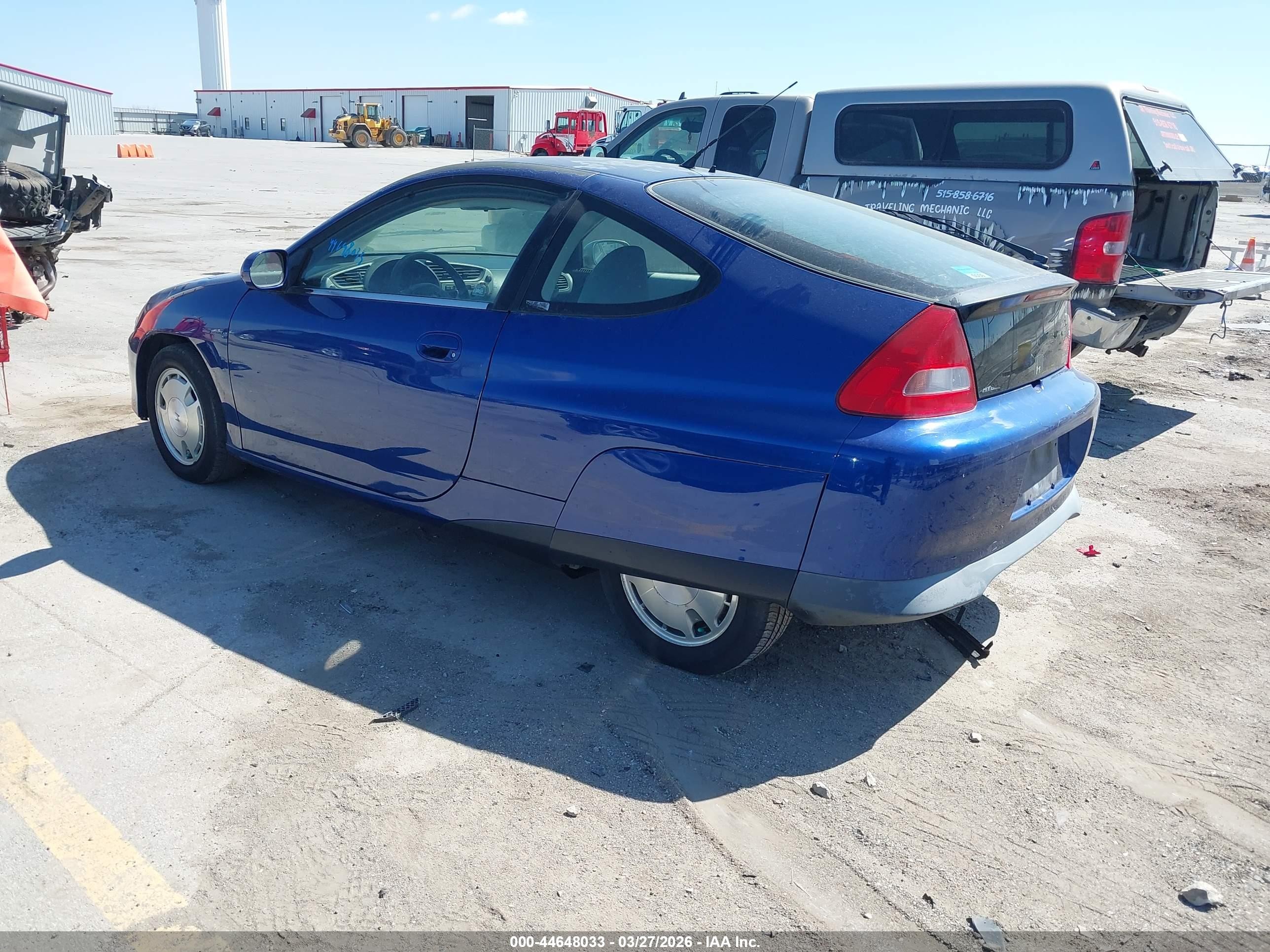 2001 Honda Insight Cvt Blue vin: JHMZE14791T002270