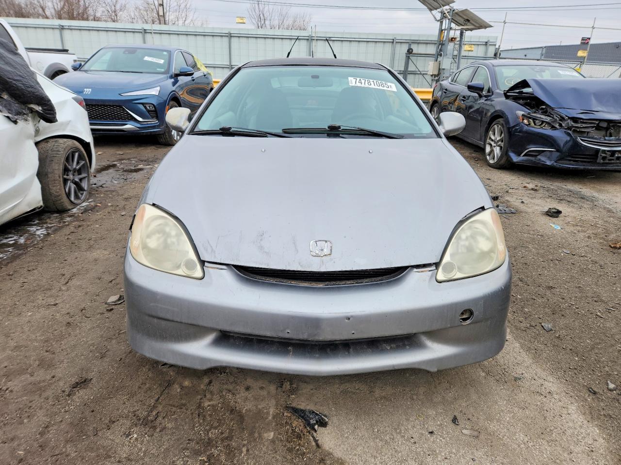2001 Honda Insight Silver vin: JHMZE147X1T002214