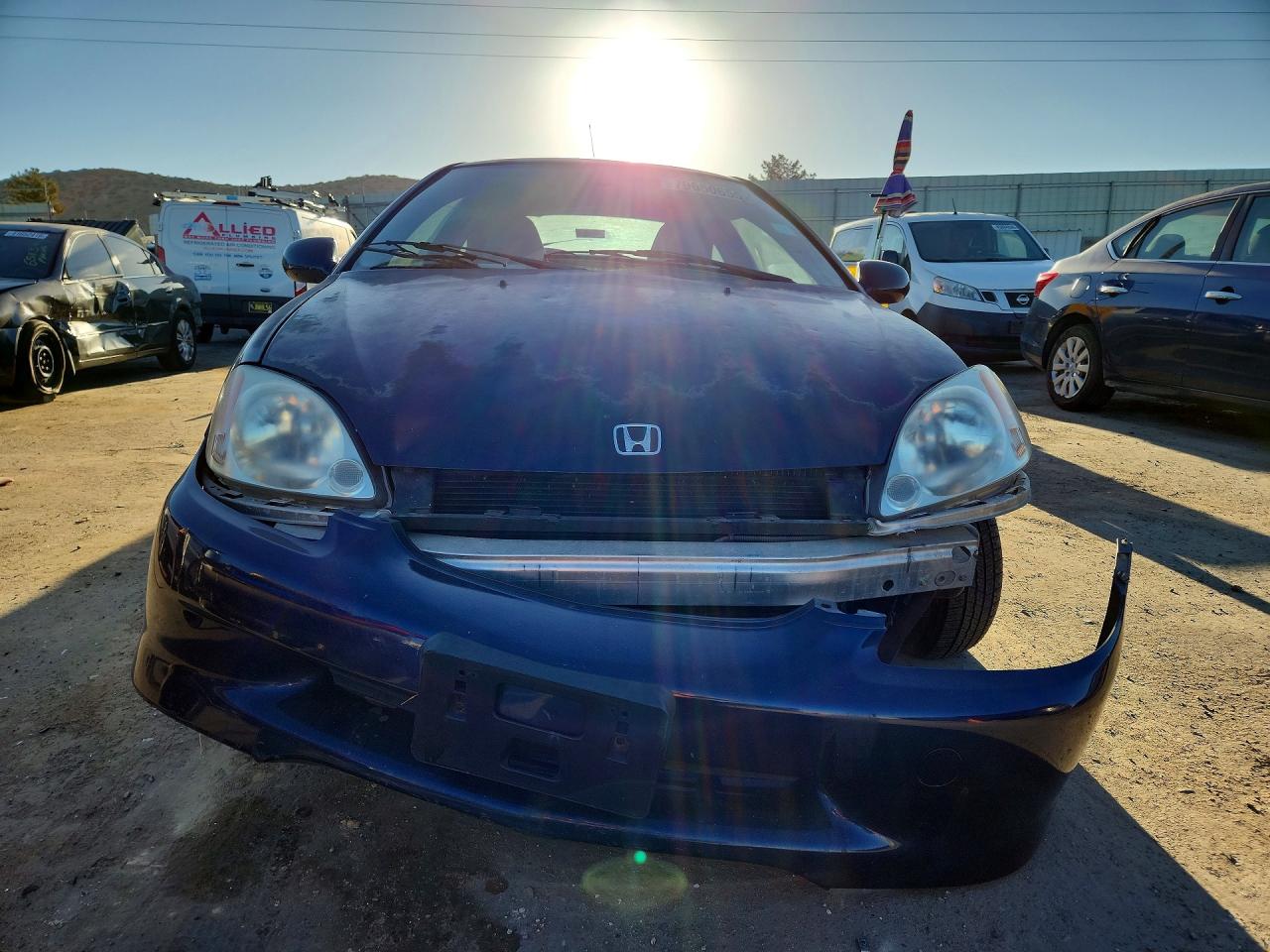 2006 Honda Insight Blue vin: JHMZE147X6S000248