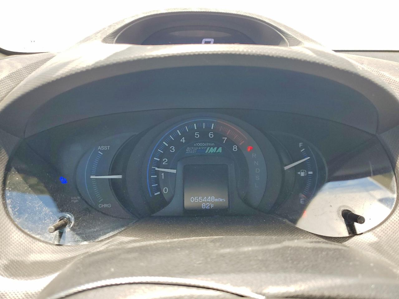 2012 Honda Insight White vin: JHMZE2H30CS003071