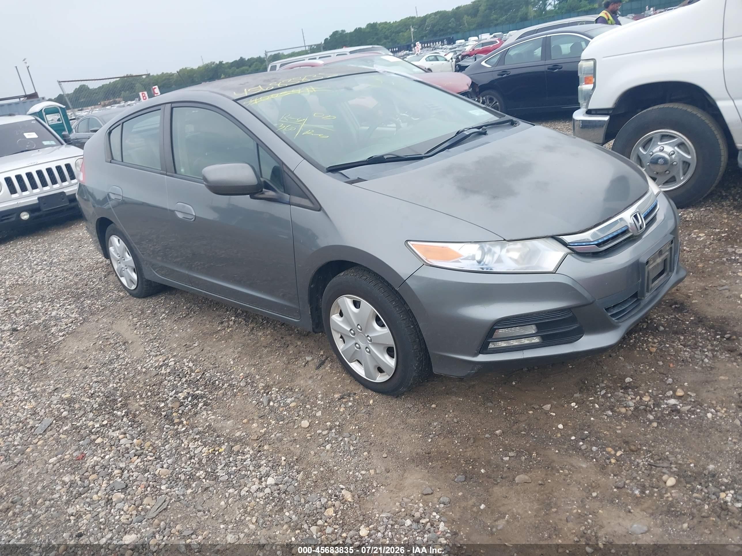 2012 Honda Insight   Gray vin: JHMZE2H30CS003491
