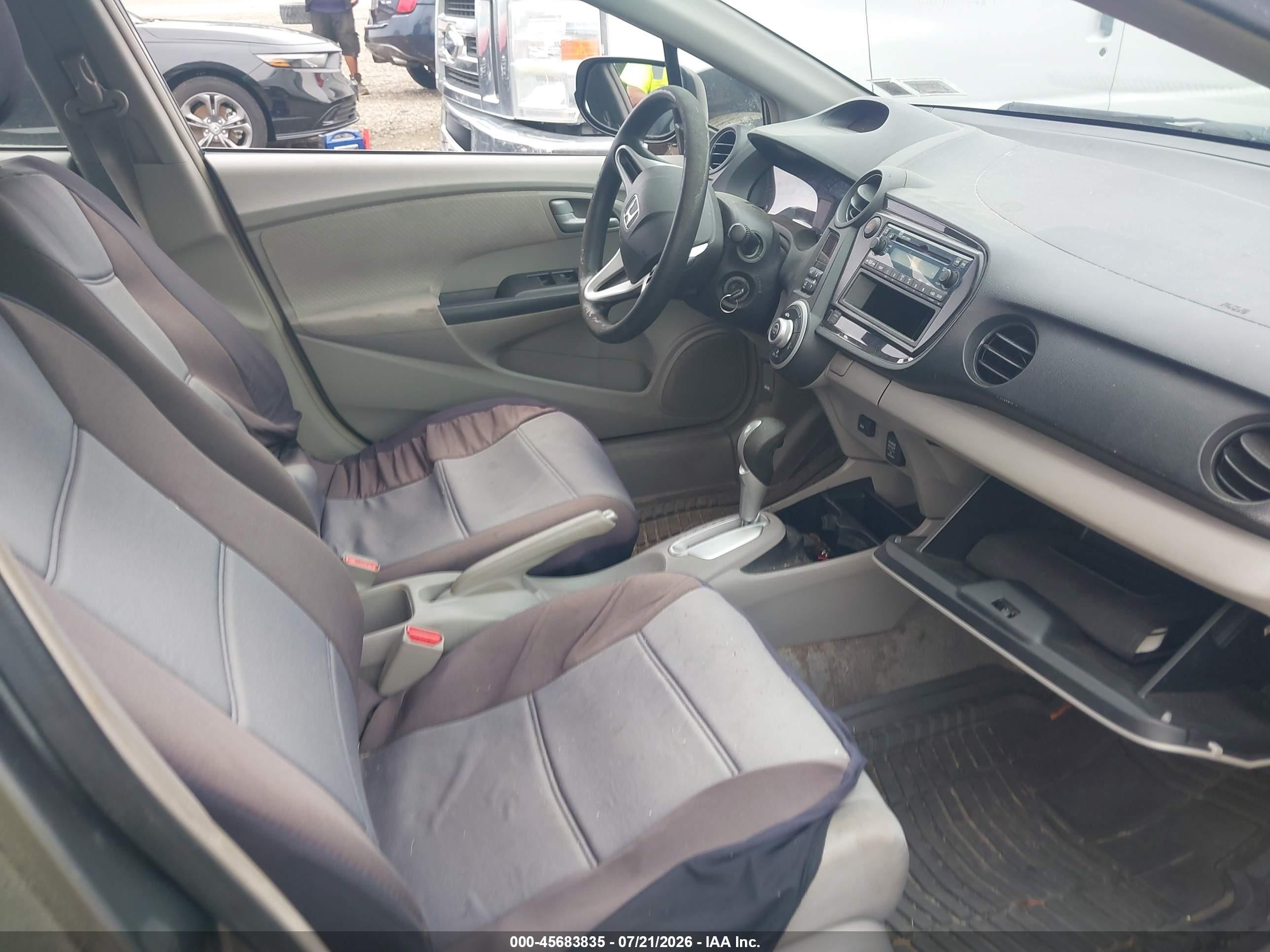2012 Honda Insight   Gray vin: JHMZE2H30CS003491