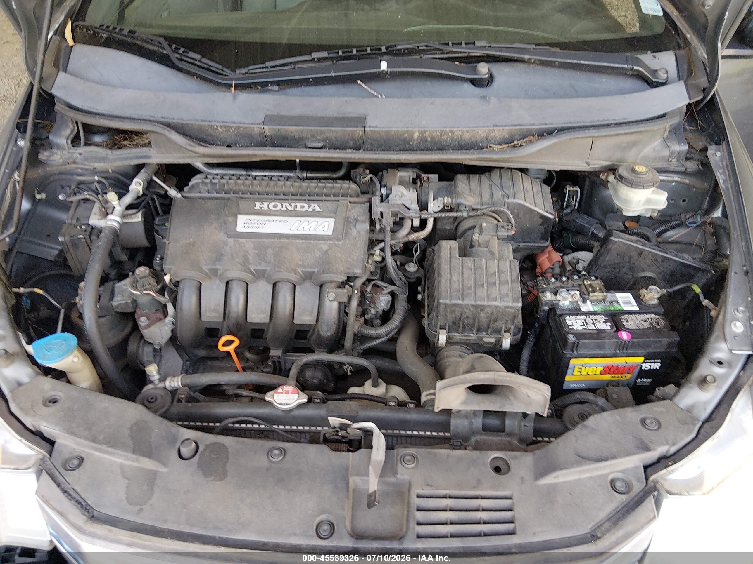 2012 Honda Insight   Gray vin: JHMZE2H30CS003913