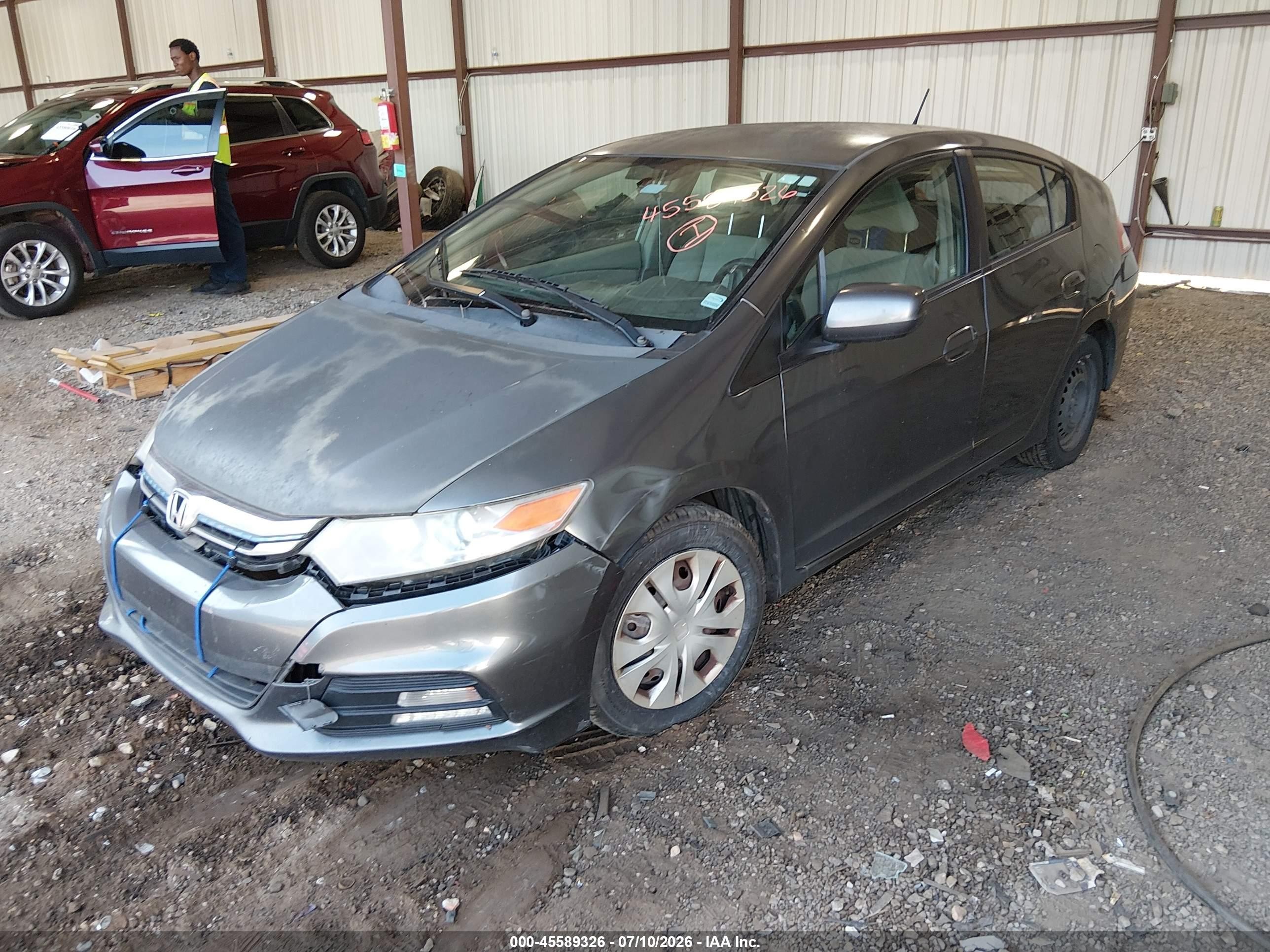 2012 Honda Insight   Gray vin: JHMZE2H30CS003913