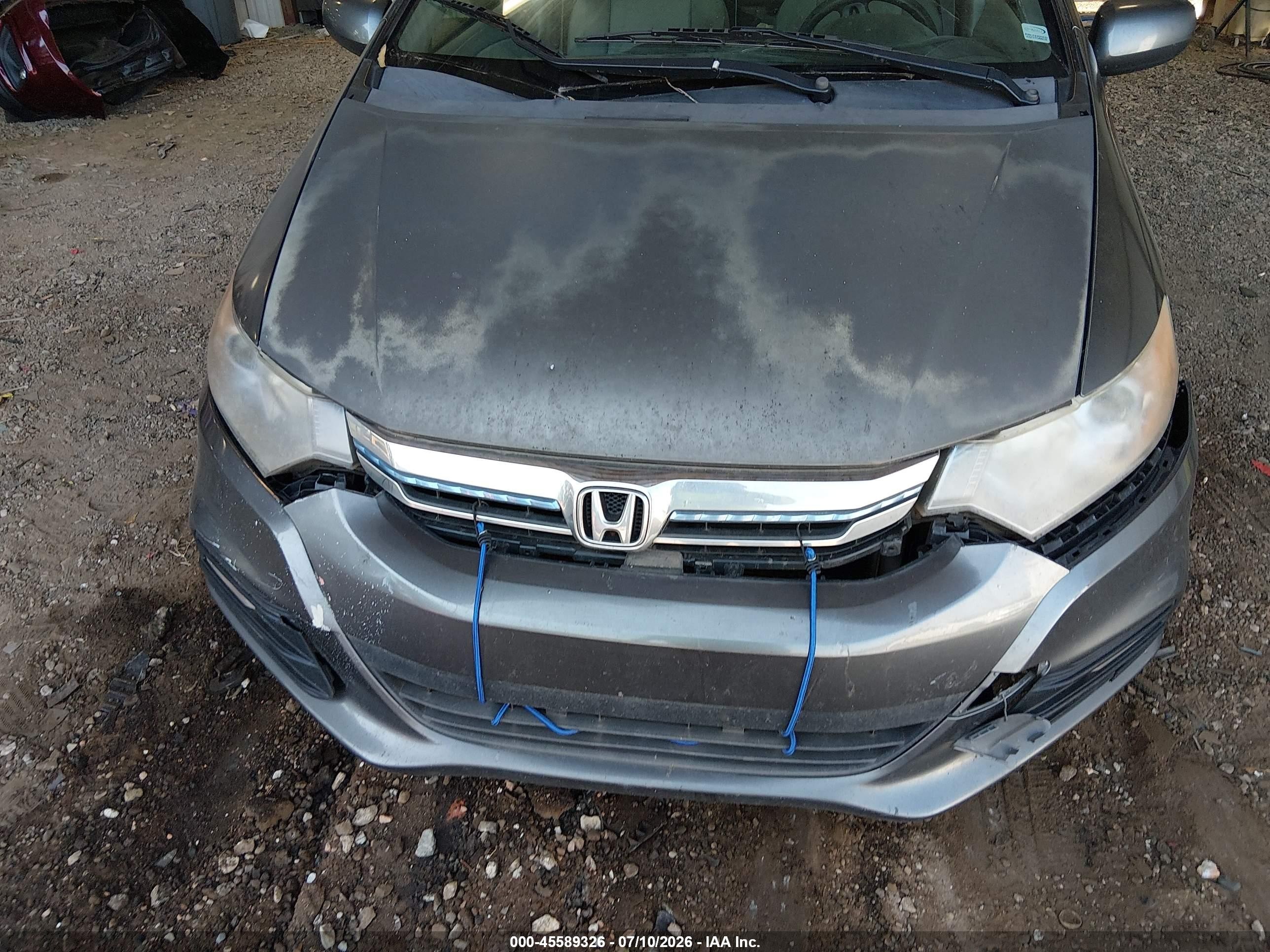 2012 Honda Insight   Gray vin: JHMZE2H30CS003913