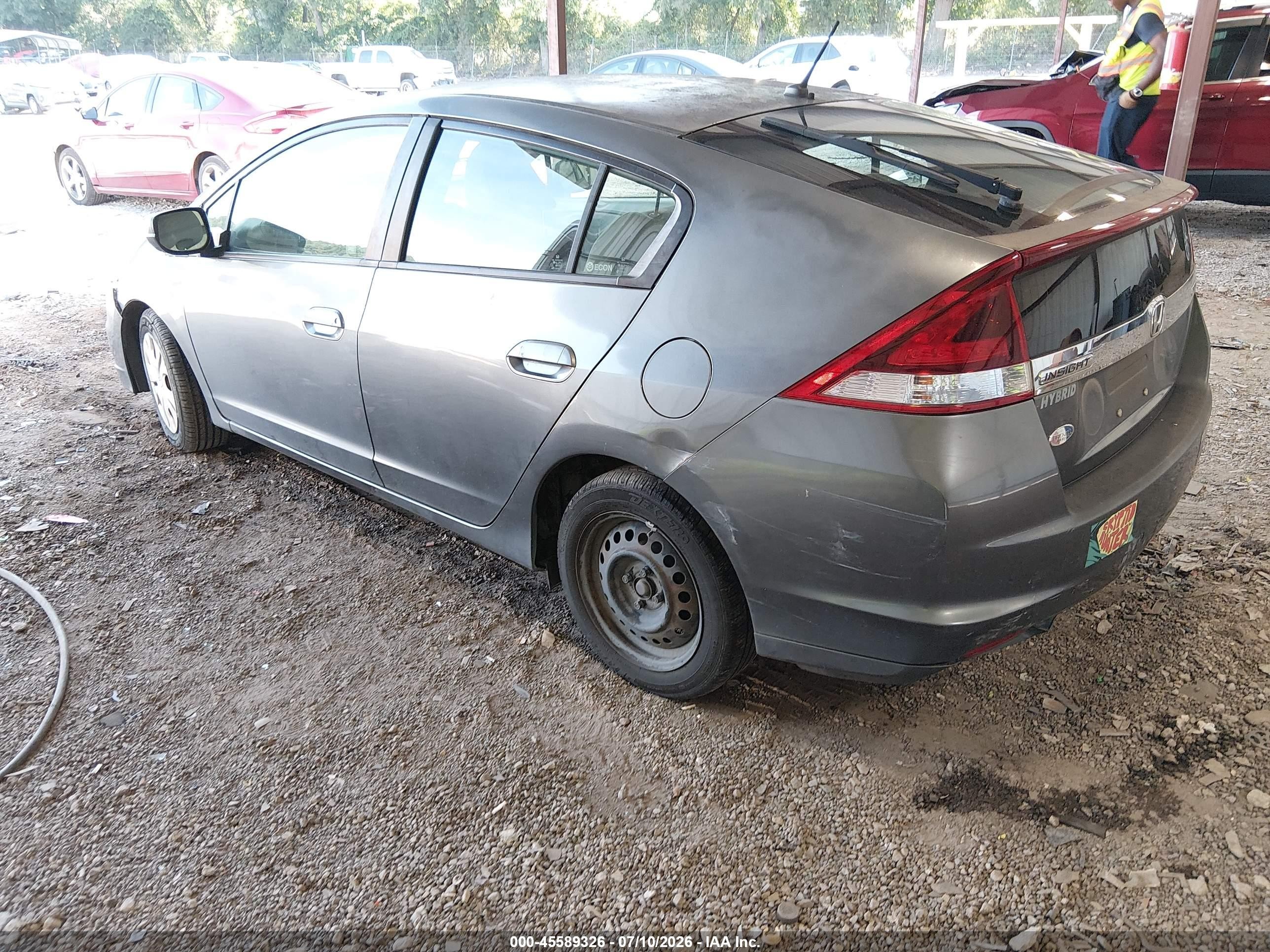 2012 Honda Insight   Gray vin: JHMZE2H30CS003913