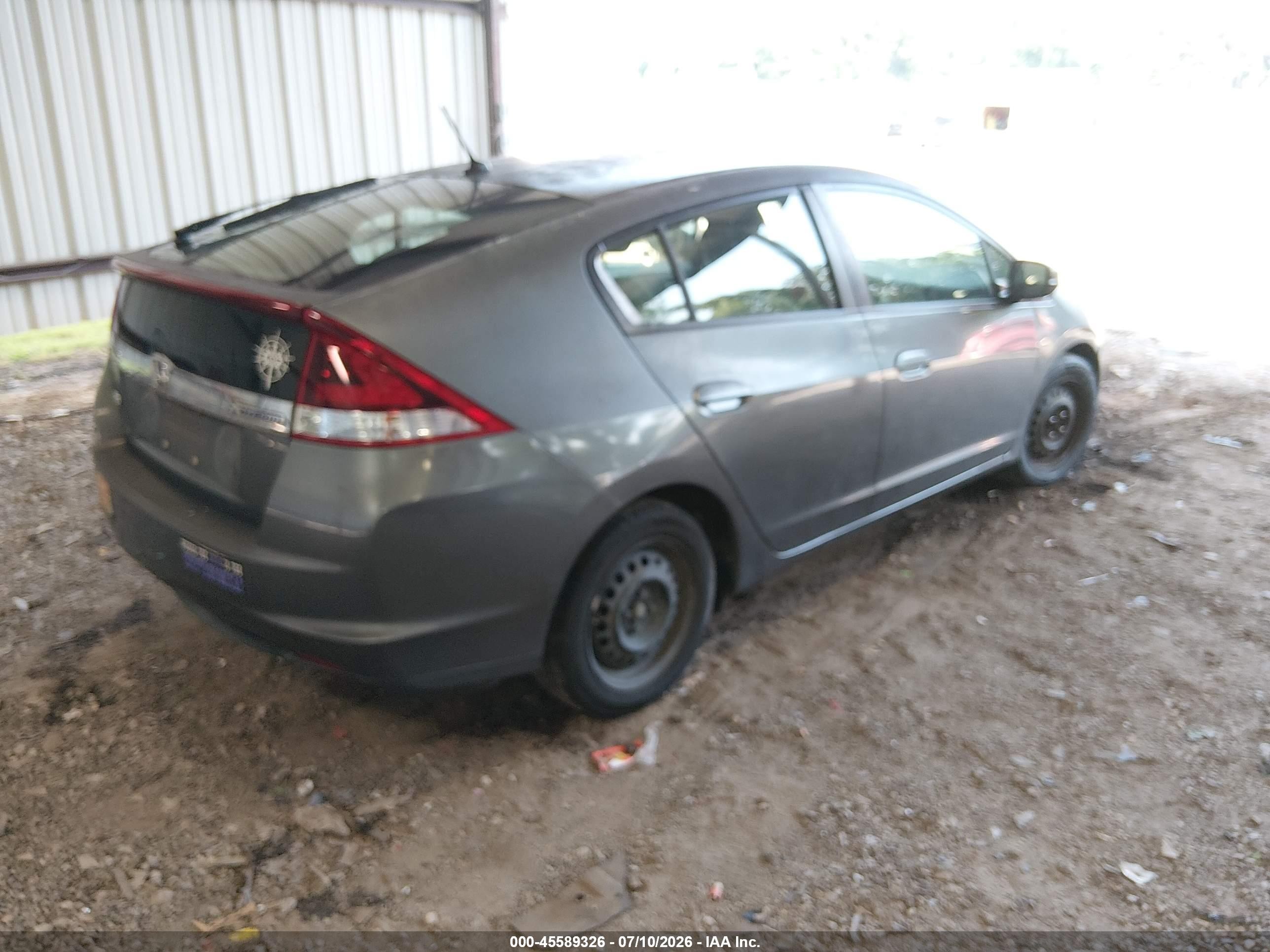 2012 Honda Insight   Gray vin: JHMZE2H30CS003913