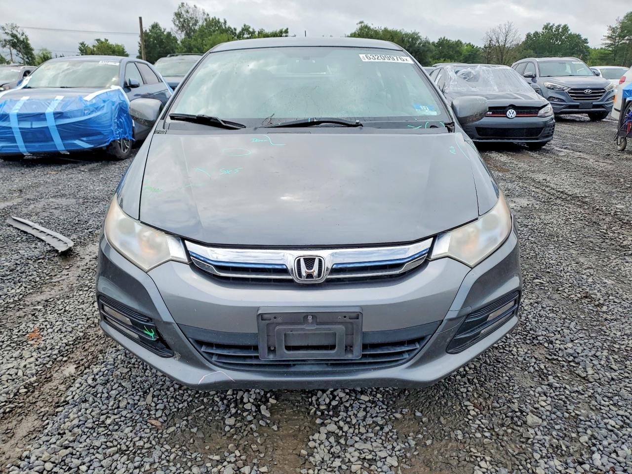2013 Honda Insight Gray vin: JHMZE2H31DS002349