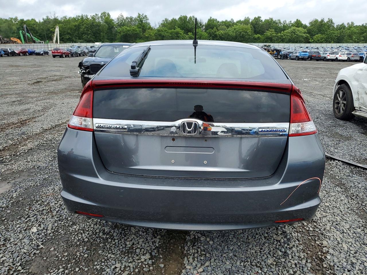 2013 Honda Insight Gray vin: JHMZE2H31DS002349