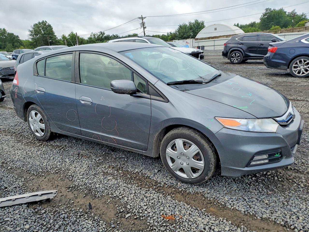 2013 Honda Insight Gray vin: JHMZE2H31DS002349