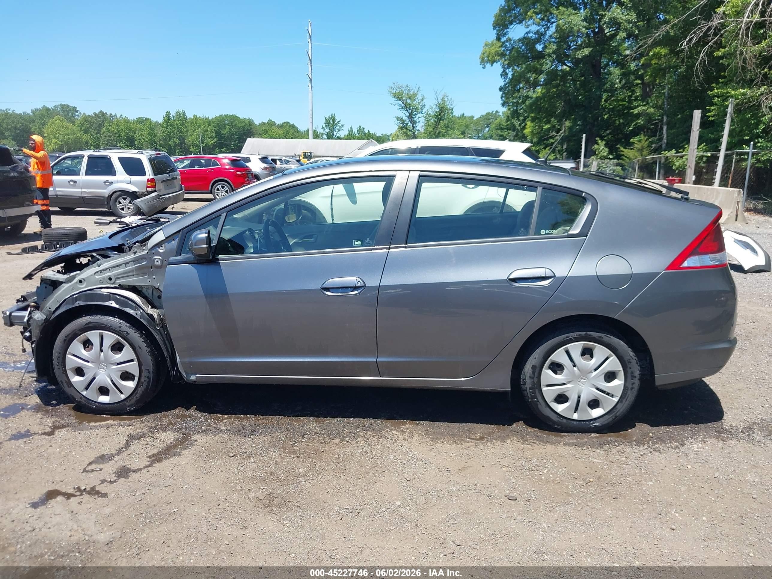2013 Honda Insight Gray vin: JHMZE2H31DS003291