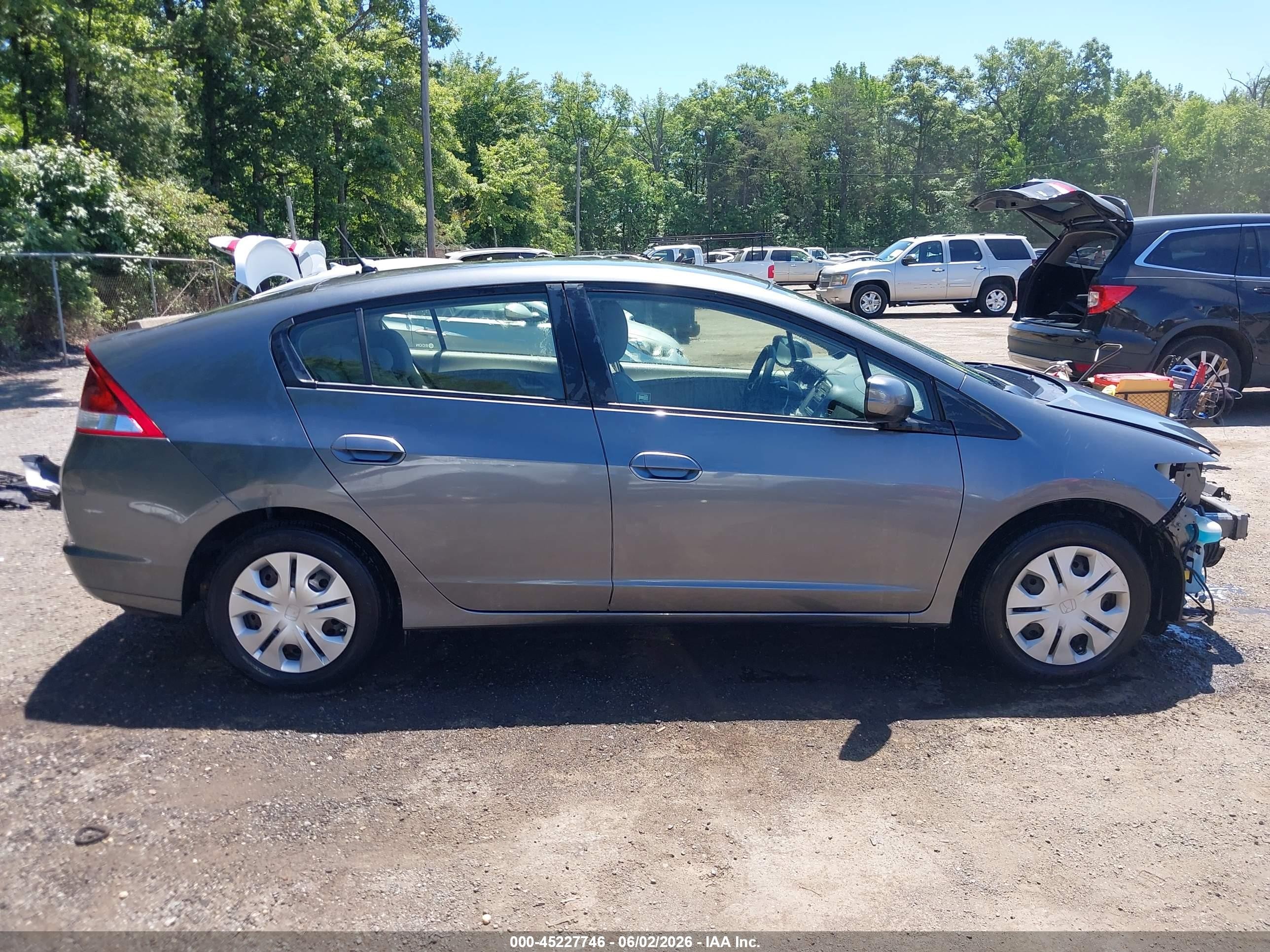 2013 Honda Insight Gray vin: JHMZE2H31DS003291