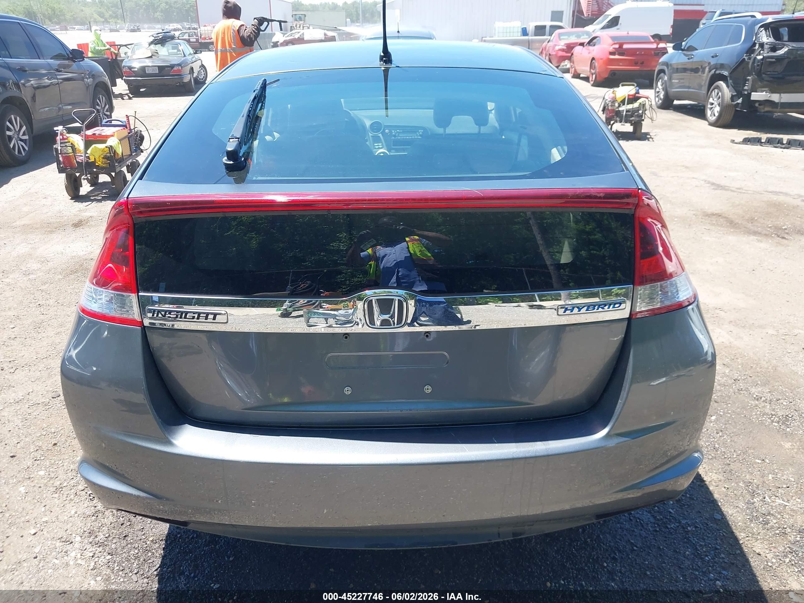 2013 Honda Insight Gray vin: JHMZE2H31DS003291