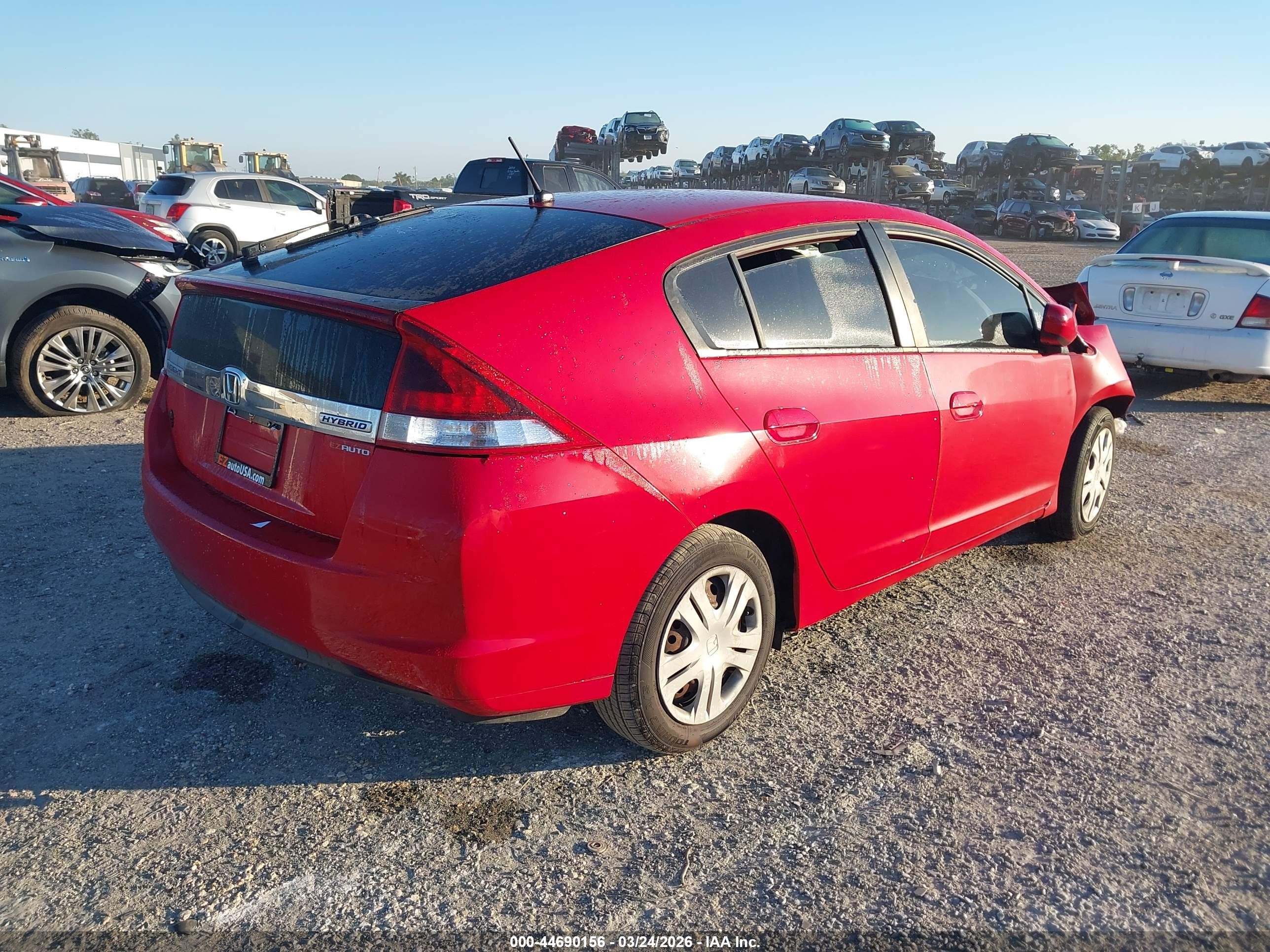 2012 Honda Insight   Red vin: JHMZE2H33CS000620