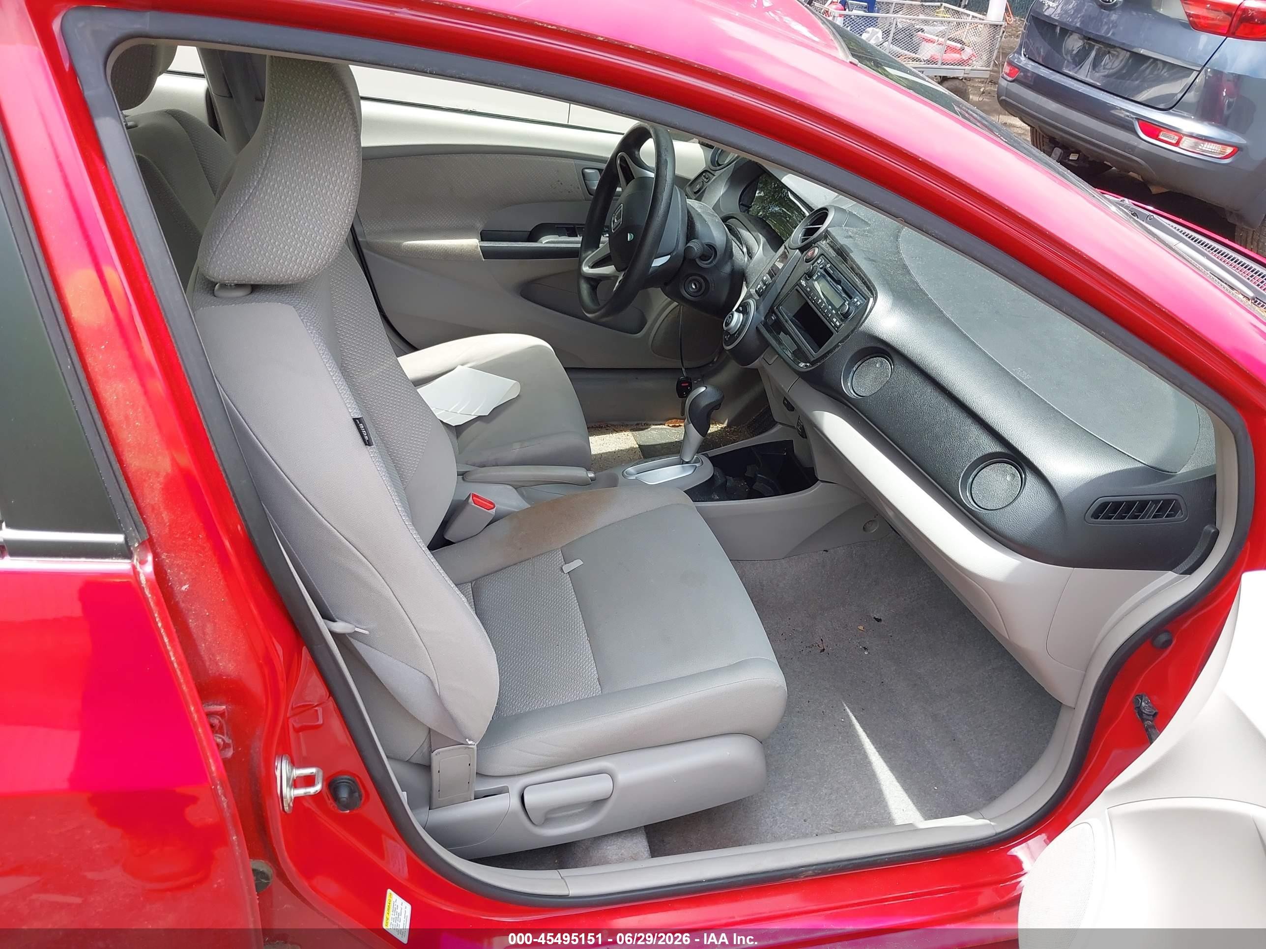 2012 Honda Insight   Red vin: JHMZE2H33CS006207