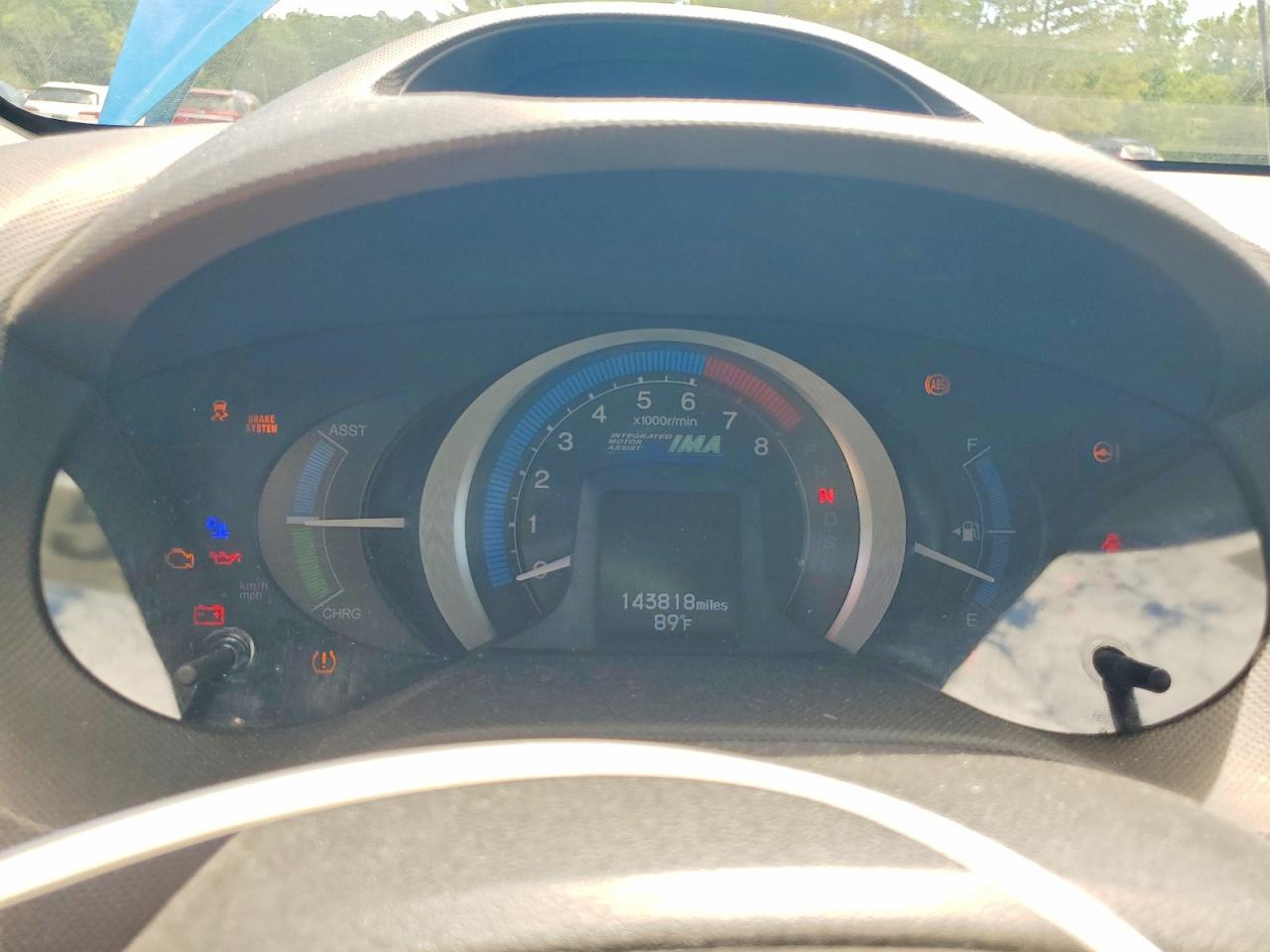 2011 Honda Insight Синий vin: JHMZE2H34BS000236