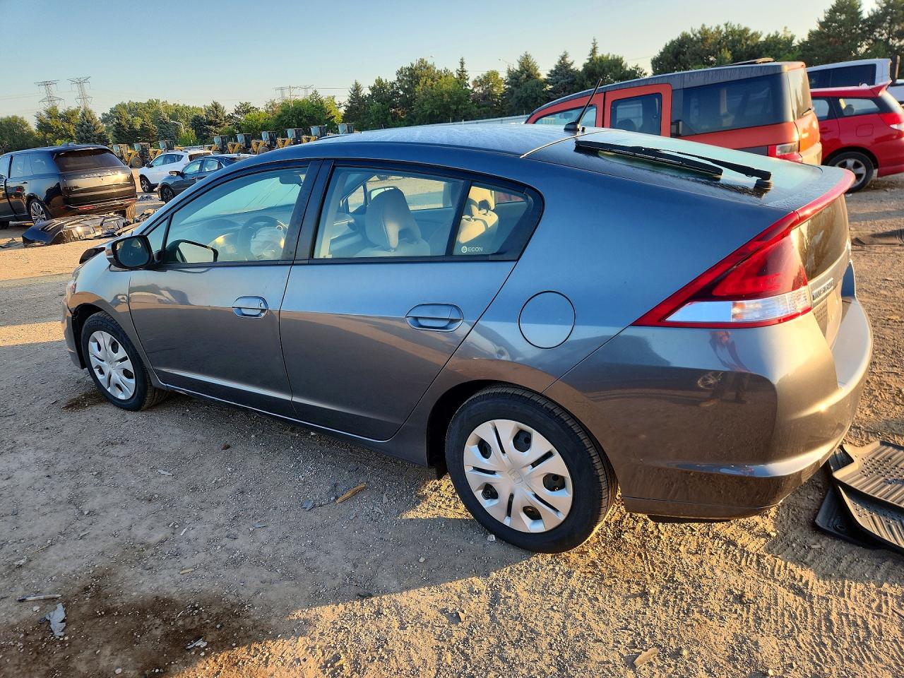 2013 Honda Insight Gray vin: JHMZE2H34DS000773