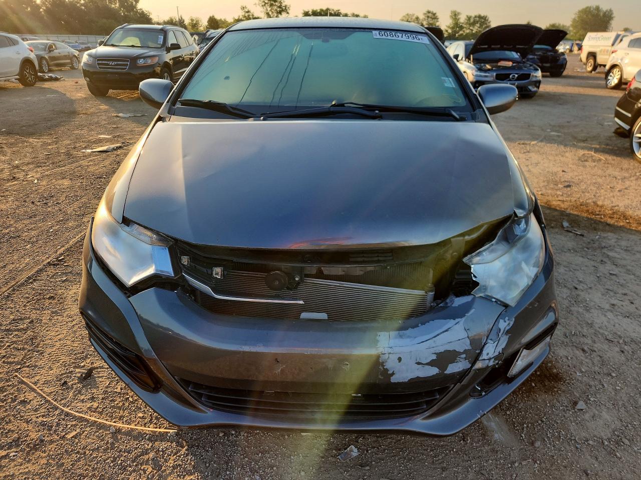 2013 Honda Insight Gray vin: JHMZE2H34DS000773