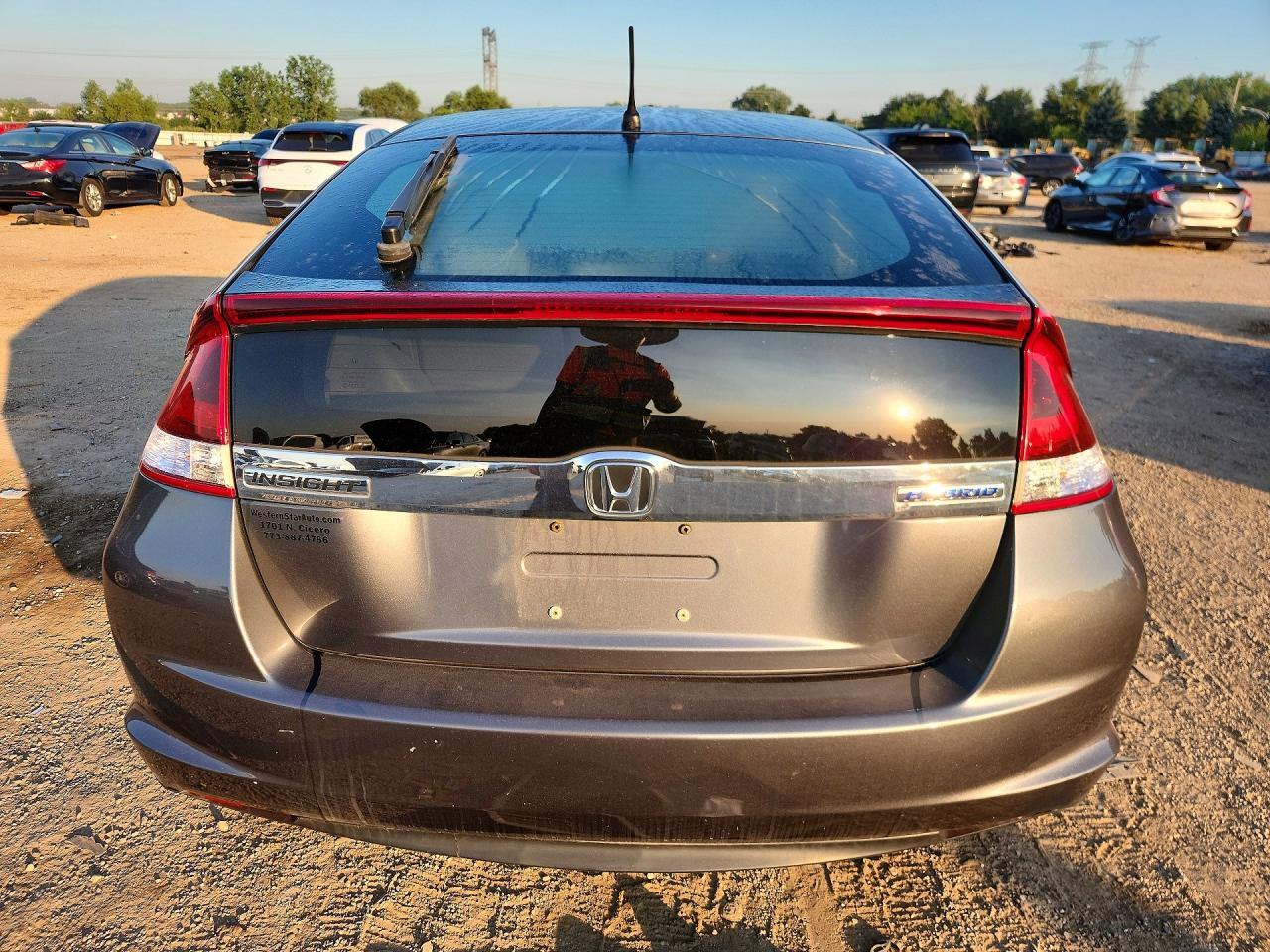 2013 Honda Insight Gray vin: JHMZE2H34DS000773