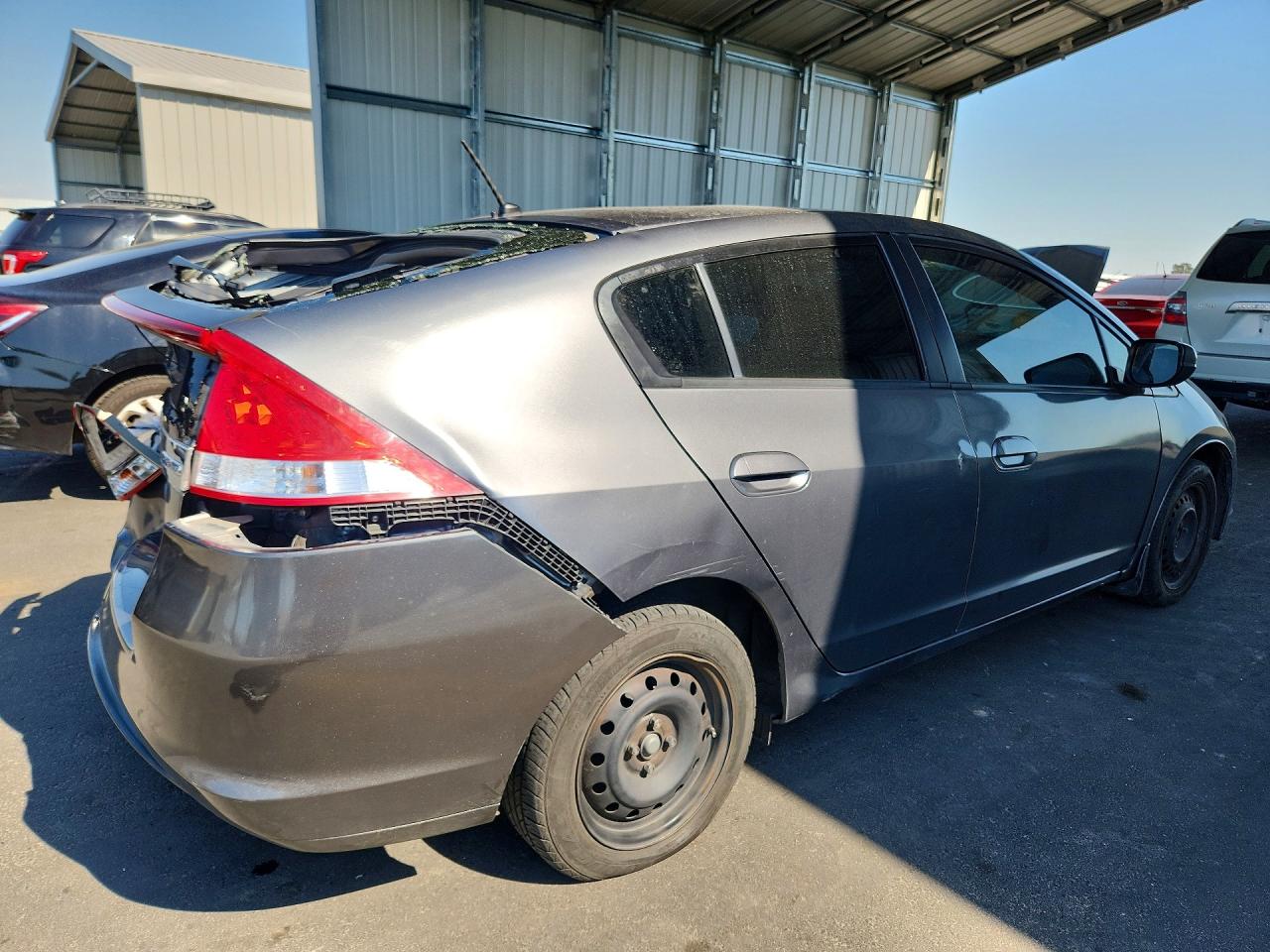 2013 Honda Insight Gray vin: JHMZE2H34DS002362