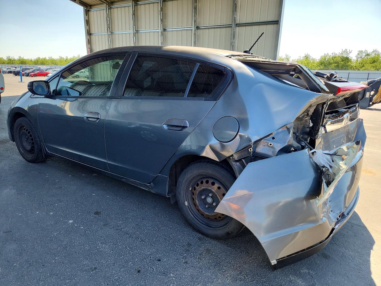 2013 Honda Insight Gray vin: JHMZE2H34DS002362