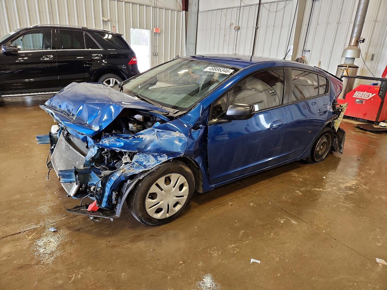 2014 Honda Insight Blue vin: JHMZE2H34ES000208