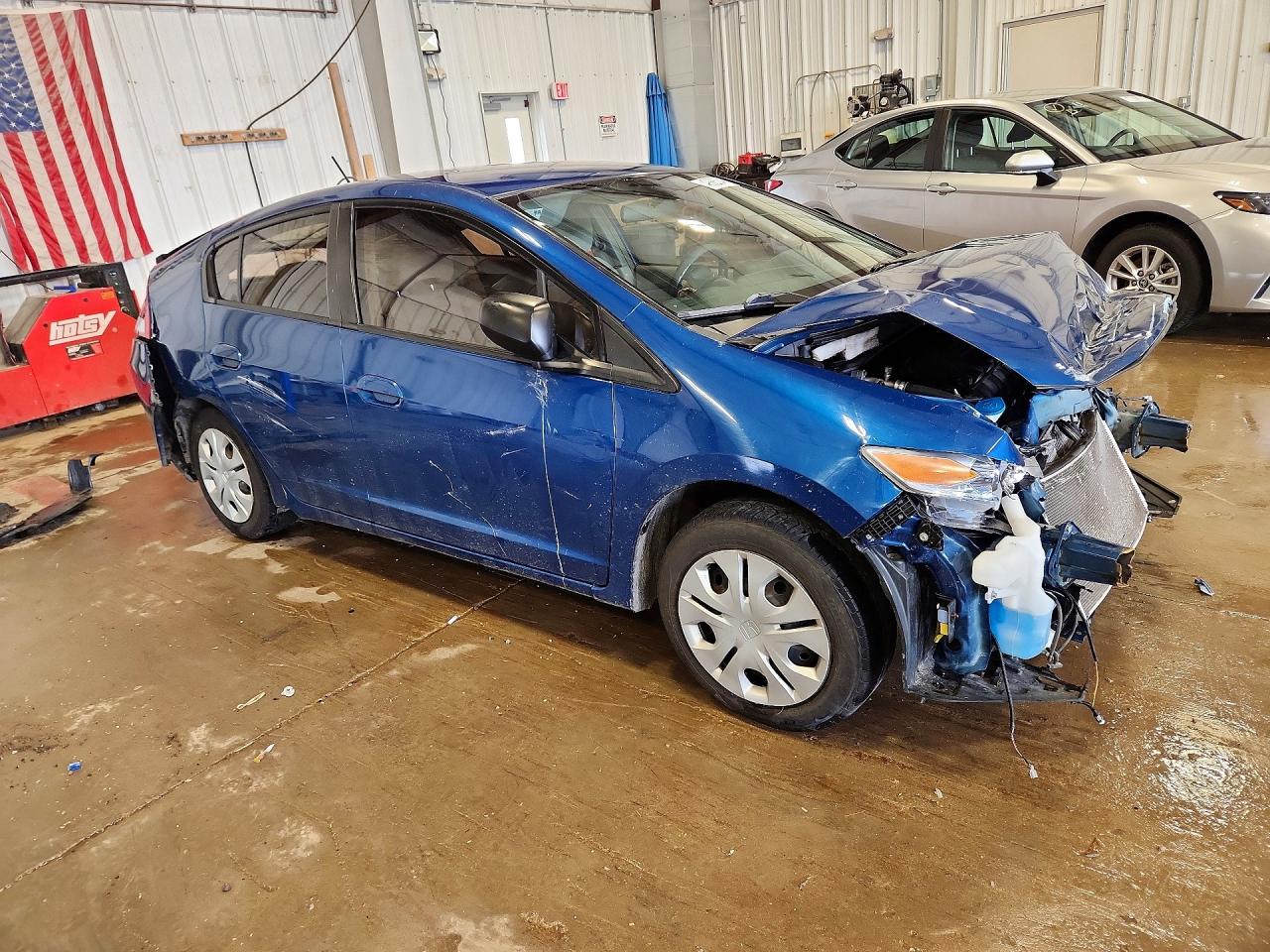 2014 Honda Insight Blue vin: JHMZE2H34ES000208