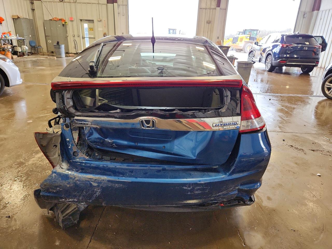 2014 Honda Insight Blue vin: JHMZE2H34ES000208