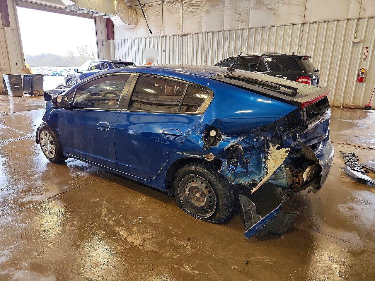 2014 Honda Insight Blue vin: JHMZE2H34ES000208