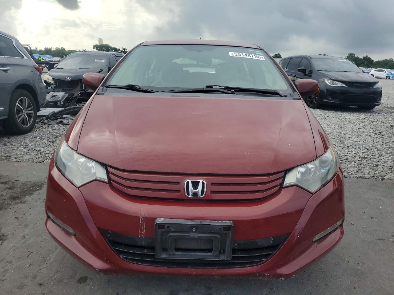 2011 Honda Insight Burgundy vin: JHMZE2H35BS003369
