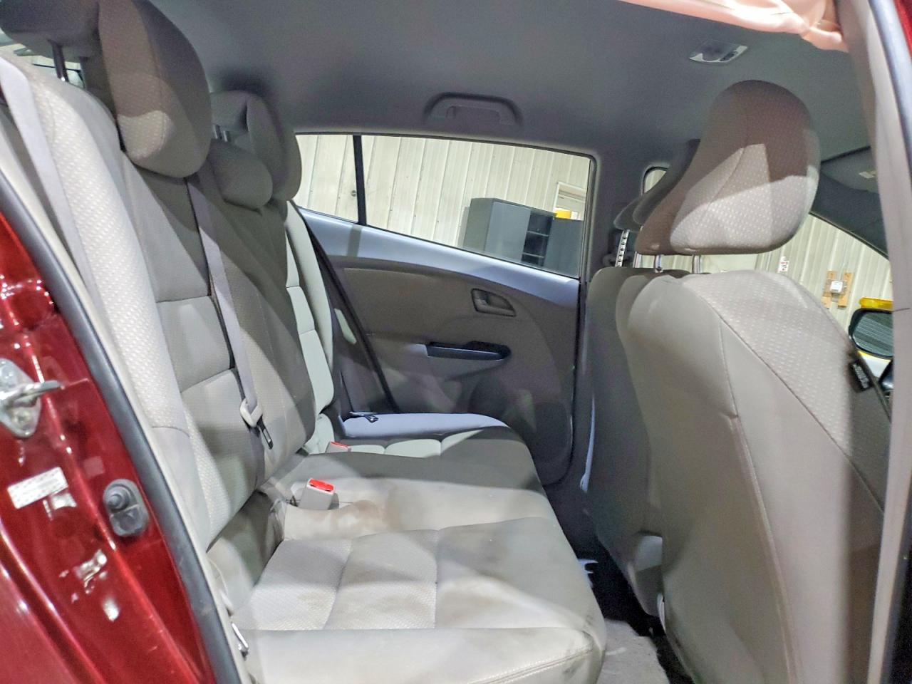 2011 Honda Insight Maroon vin: JHMZE2H35BS008104