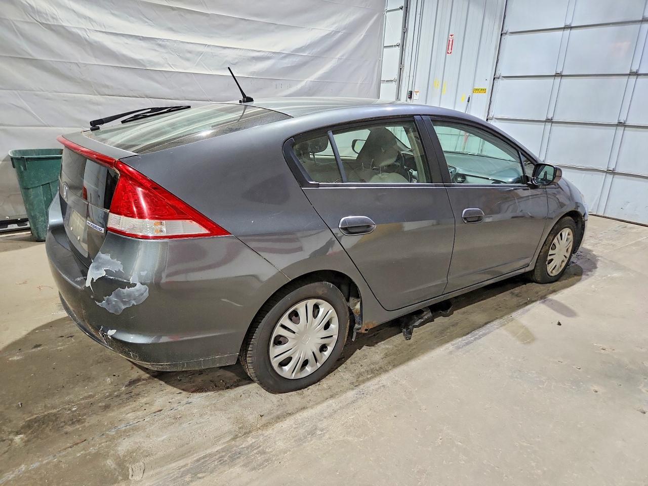 2011 Honda Insight Gray vin: JHMZE2H35BS008247