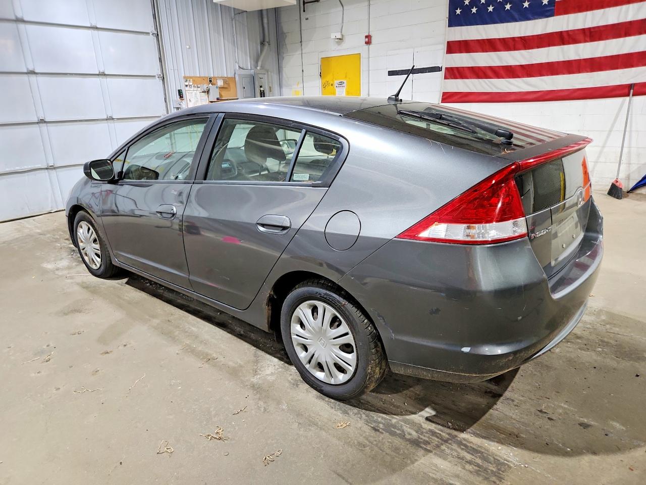 2011 Honda Insight Gray vin: JHMZE2H35BS008247