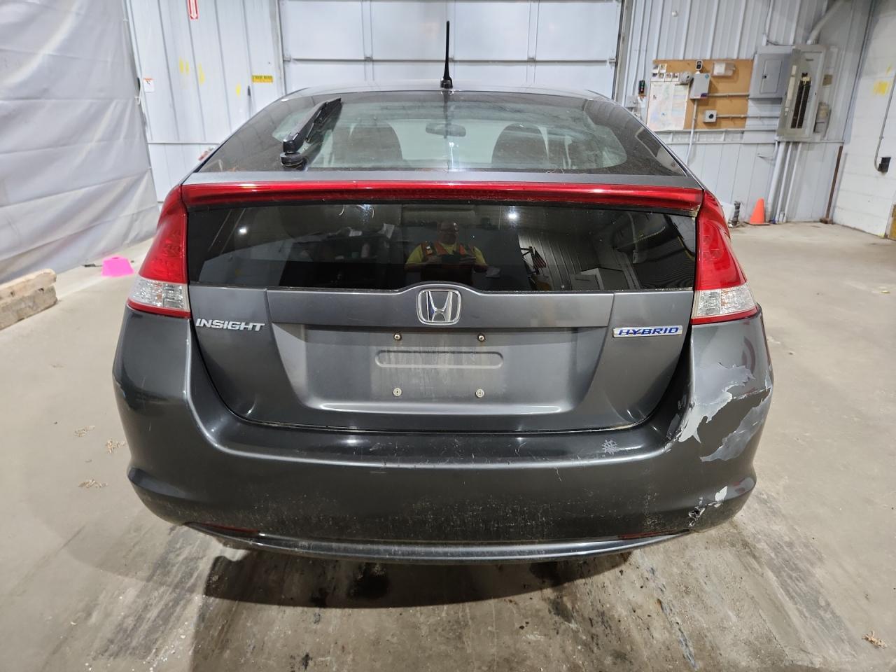 2011 Honda Insight Gray vin: JHMZE2H35BS008247