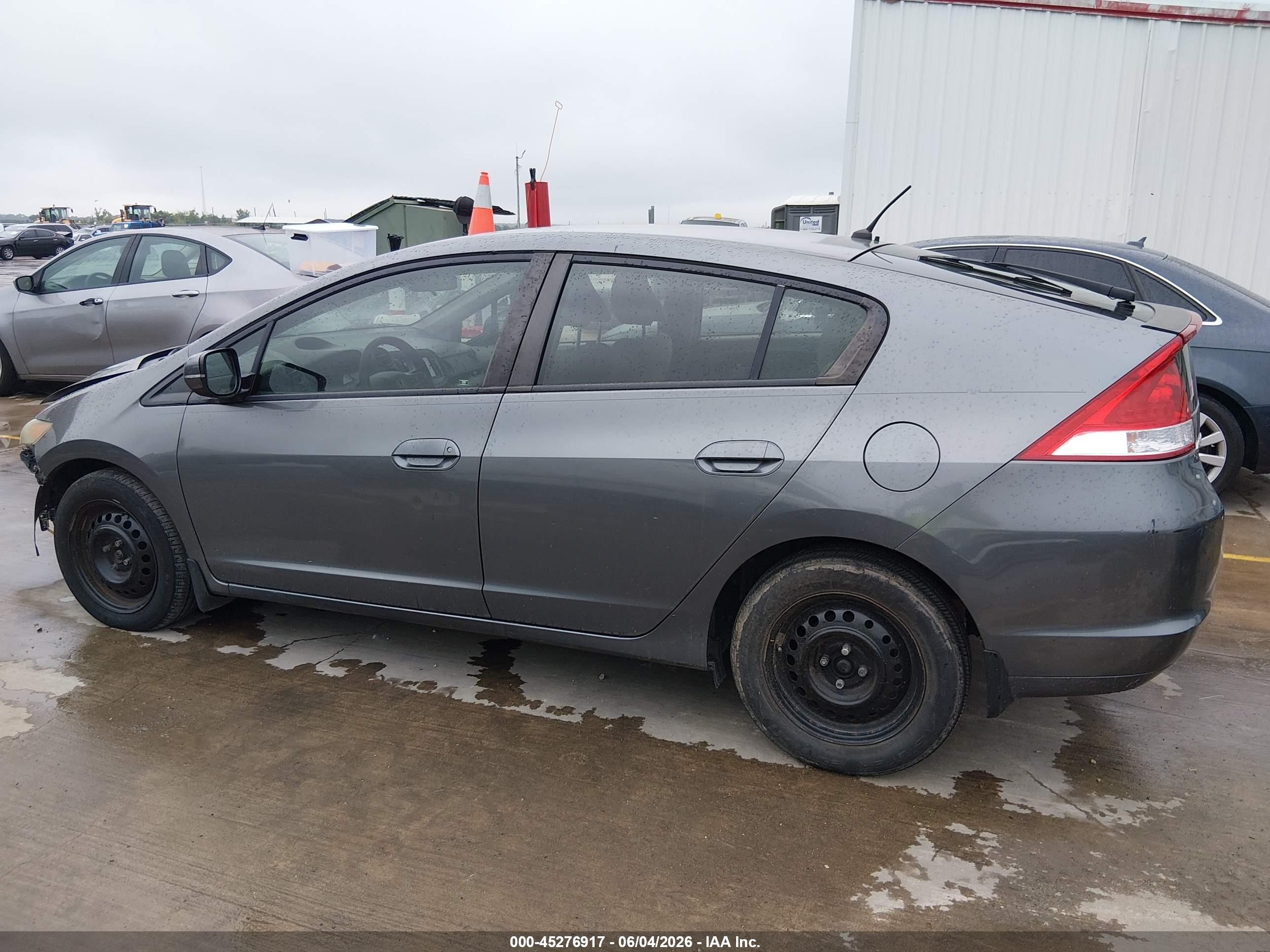 2011 Honda Insight   Gray vin: JHMZE2H35BS012525