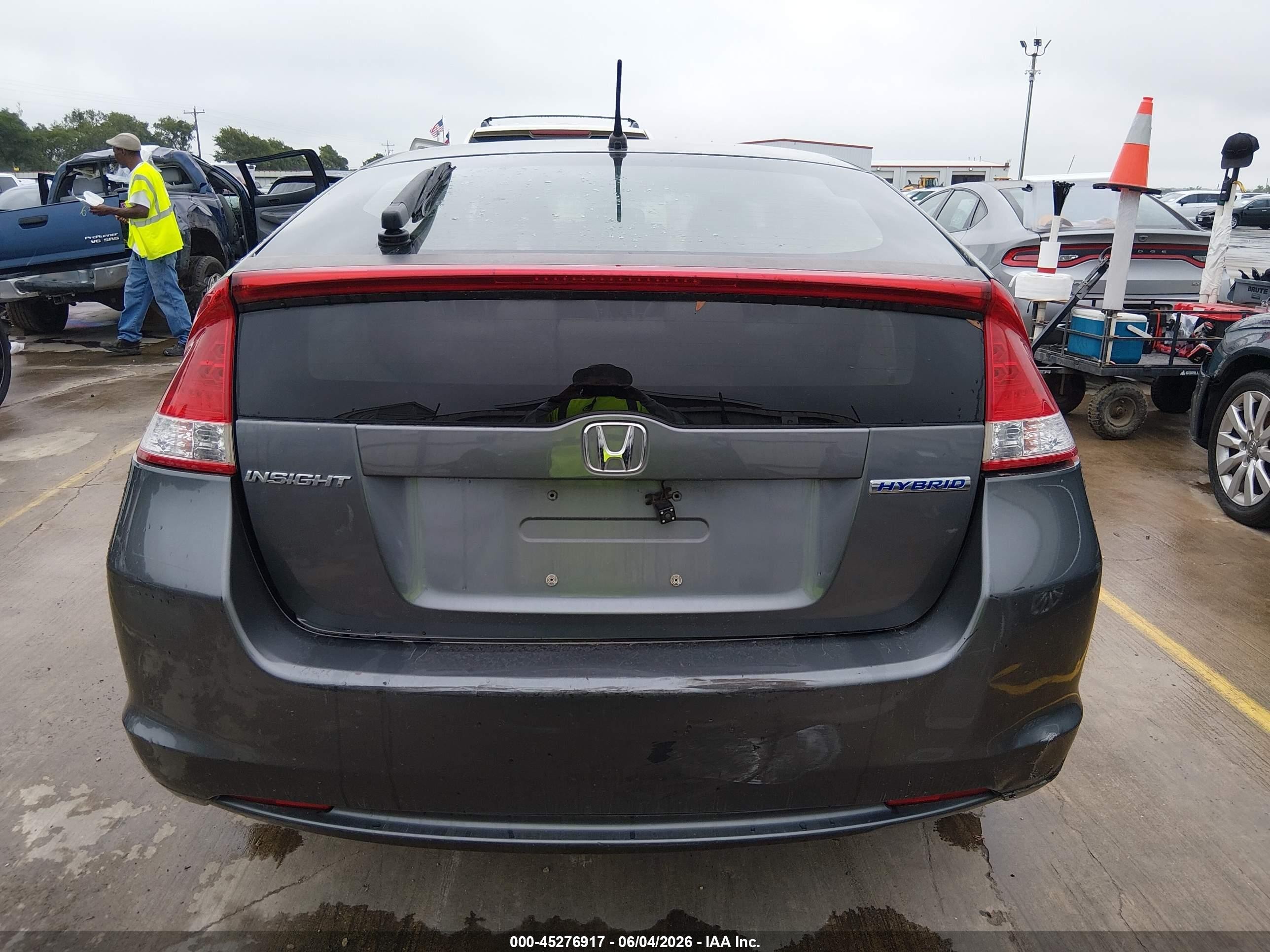 2011 Honda Insight   Gray vin: JHMZE2H35BS012525