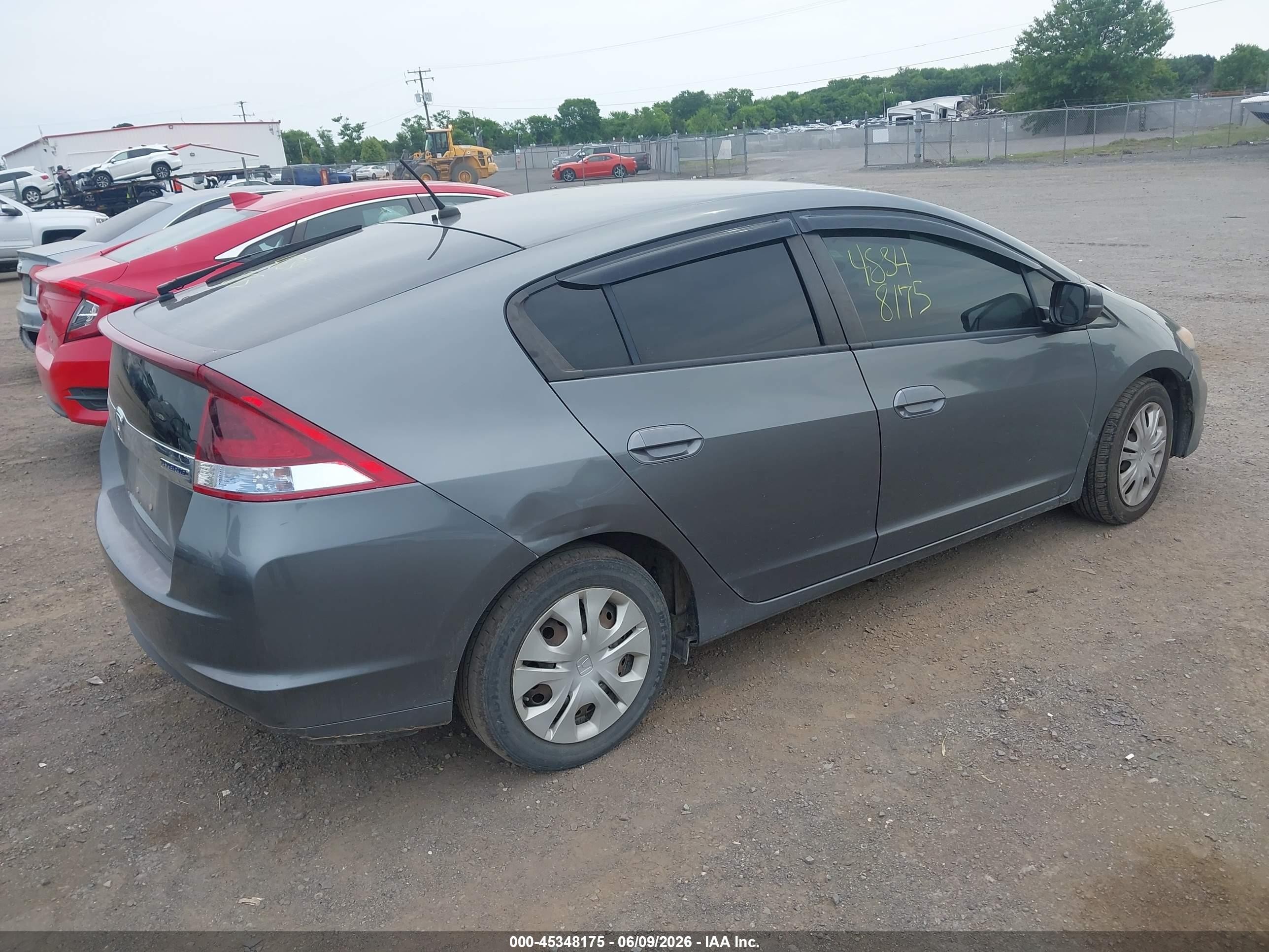 2012 Honda Insight   Gray vin: JHMZE2H35CS002269