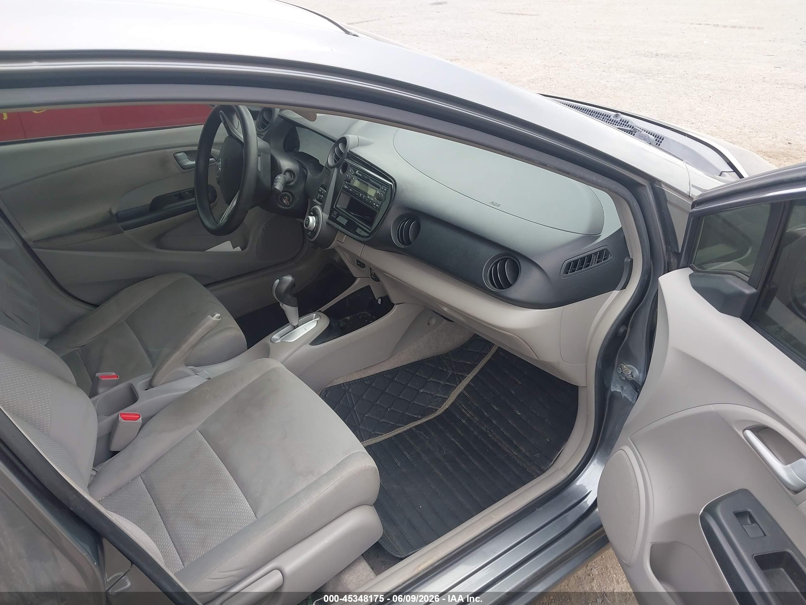 2012 Honda Insight   Gray vin: JHMZE2H35CS002269