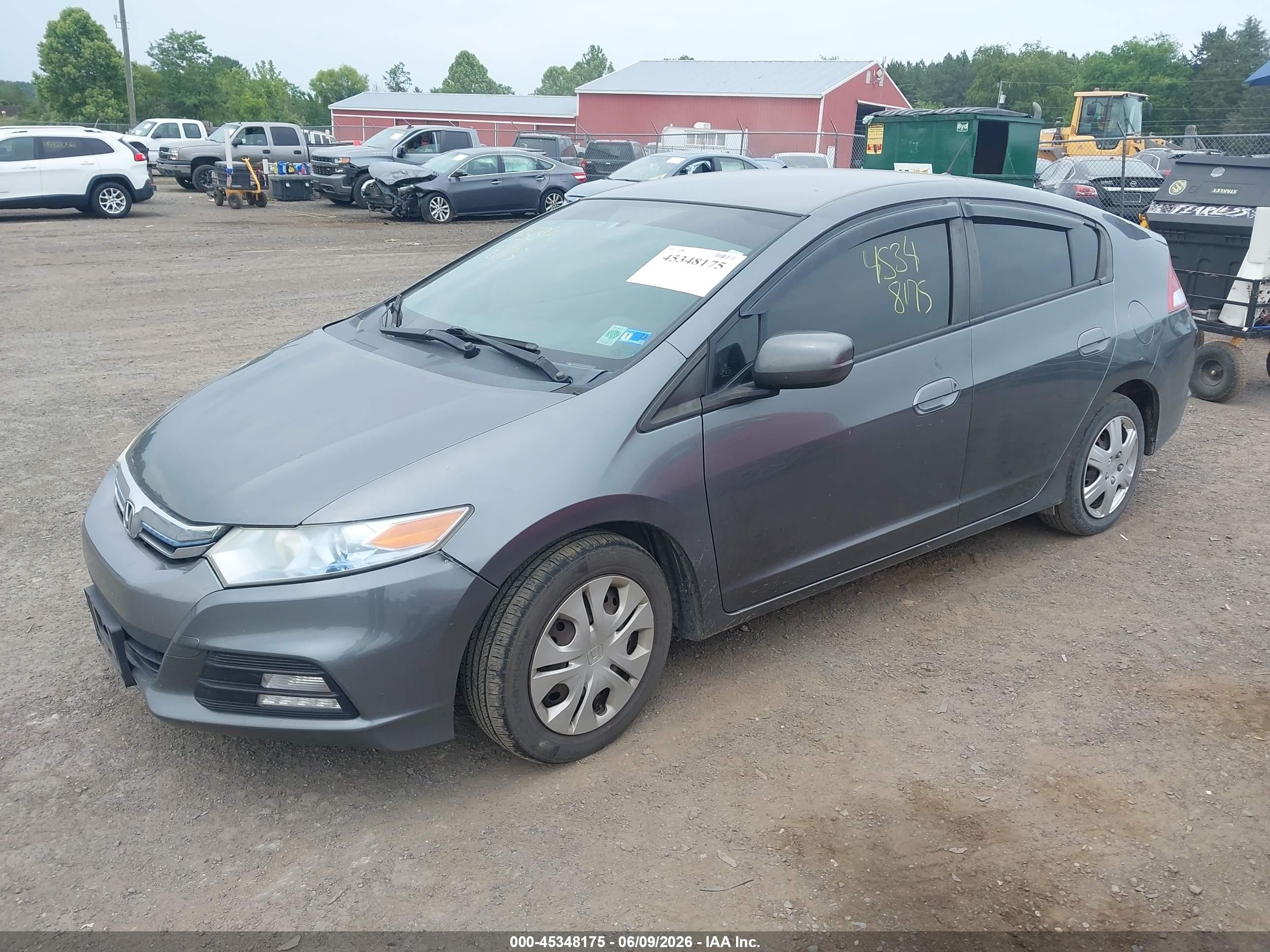 2012 Honda Insight   Gray vin: JHMZE2H35CS002269