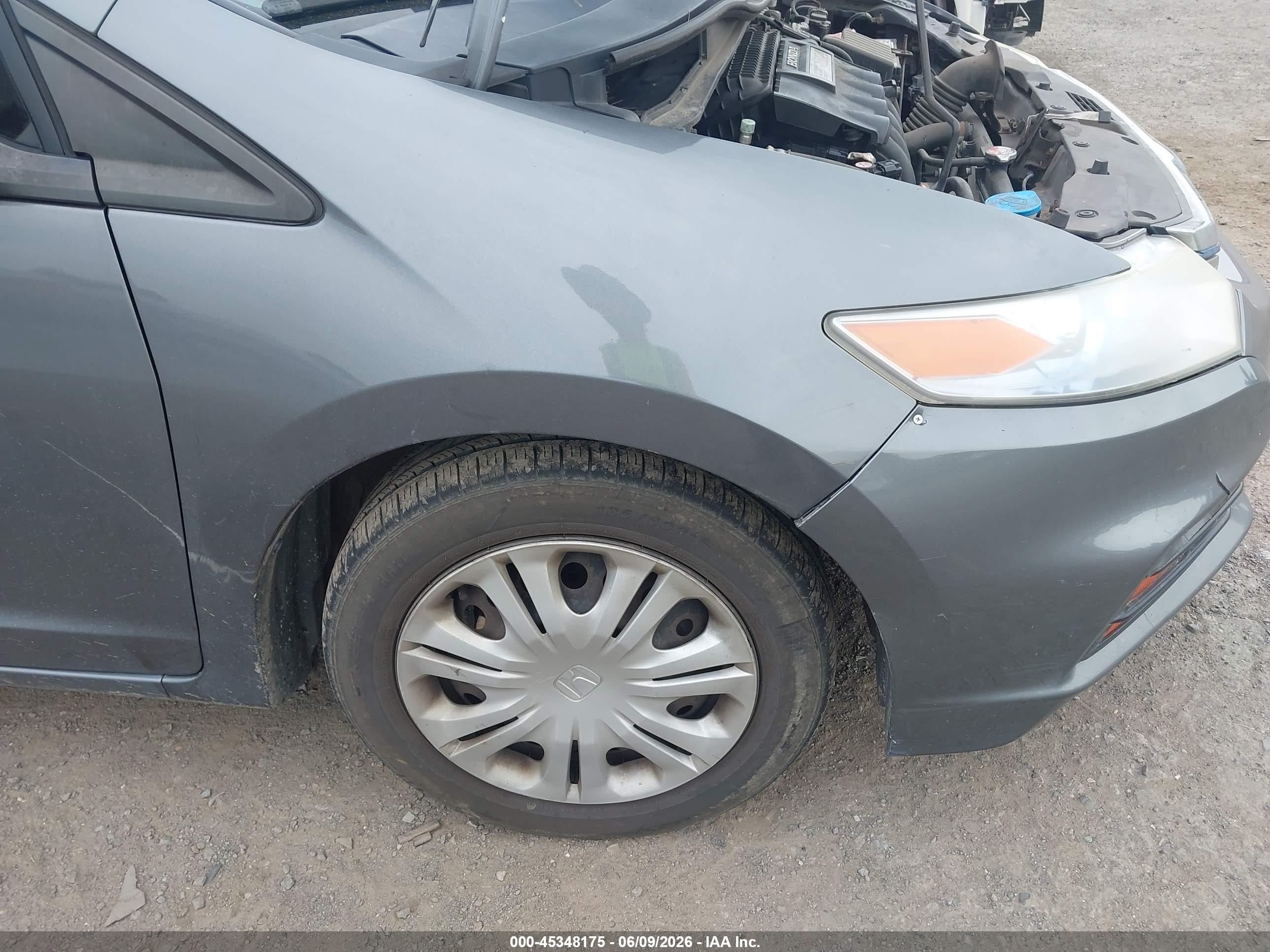 2012 Honda Insight   Gray vin: JHMZE2H35CS002269