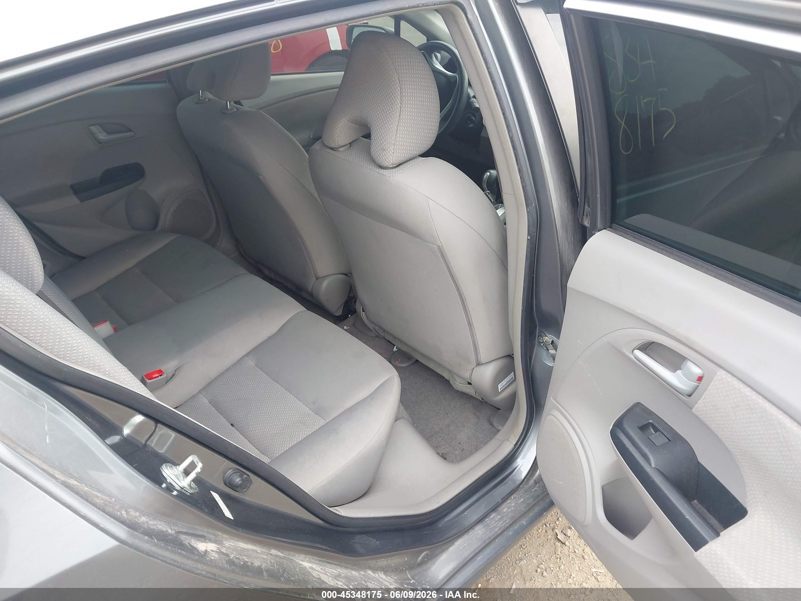 2012 Honda Insight   Gray vin: JHMZE2H35CS002269