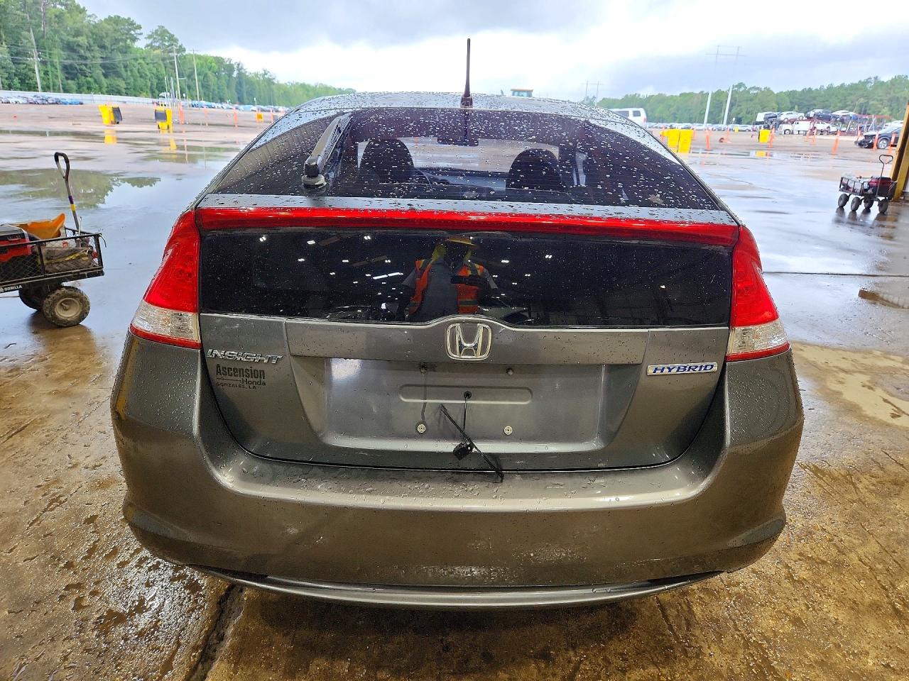 2011 Honda Insight Gray vin: JHMZE2H36BS001694