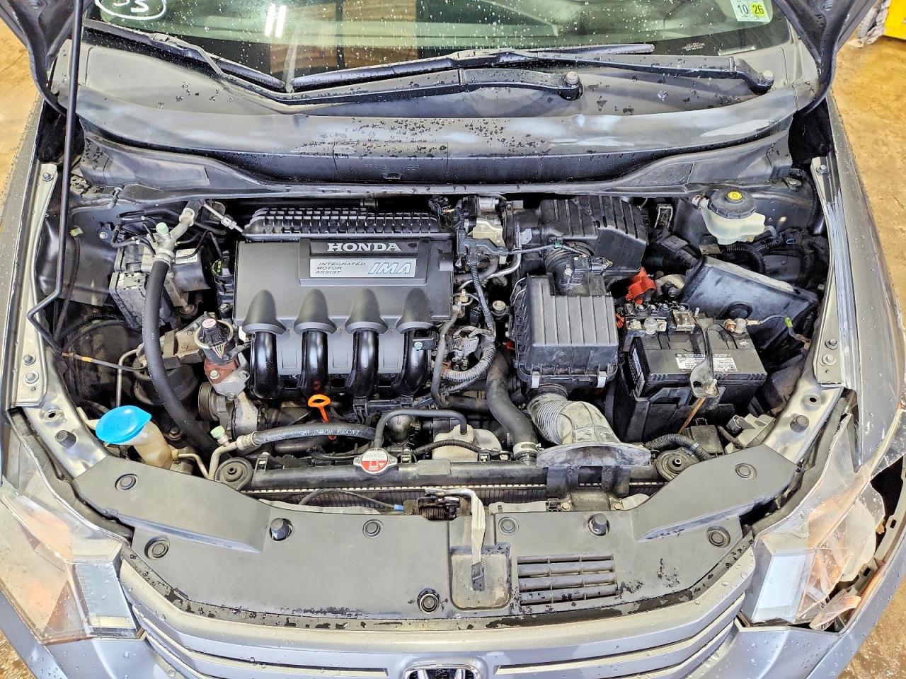 2011 Honda Insight Gray vin: JHMZE2H36BS001694