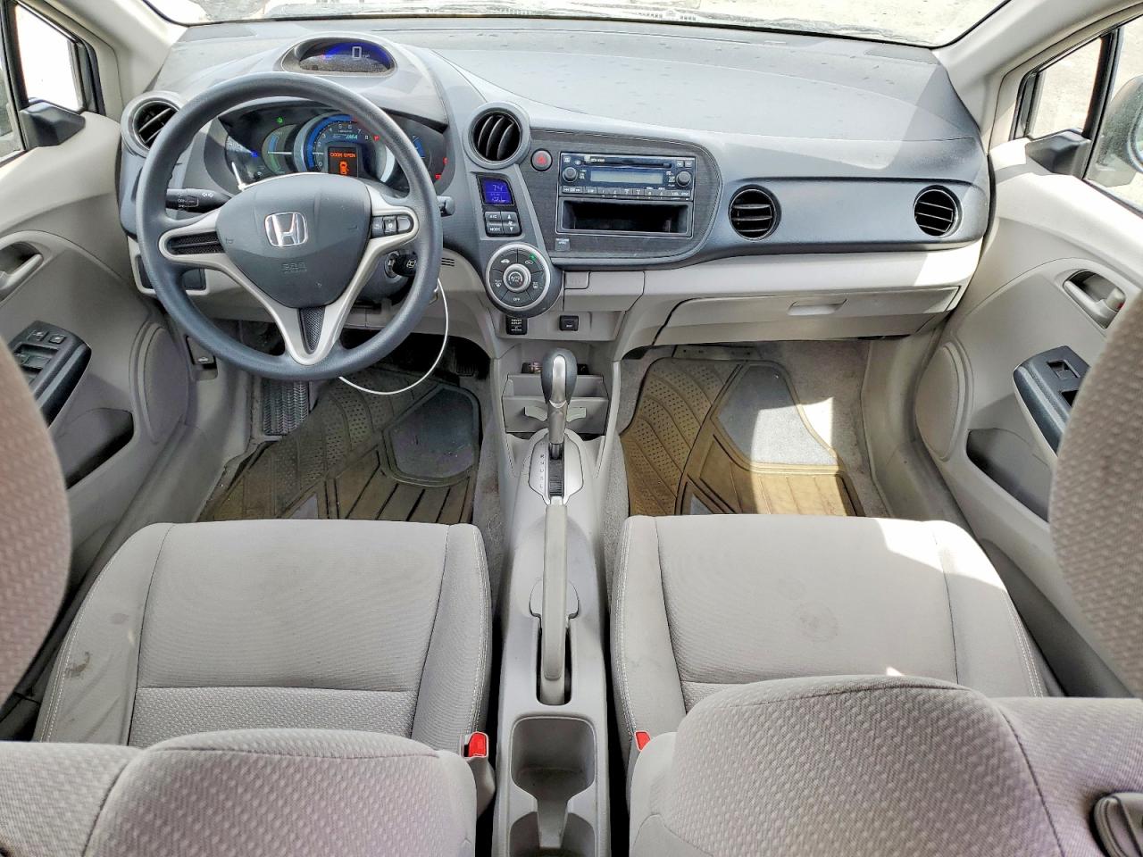 2011 Honda Insight Gray vin: JHMZE2H37BS002966