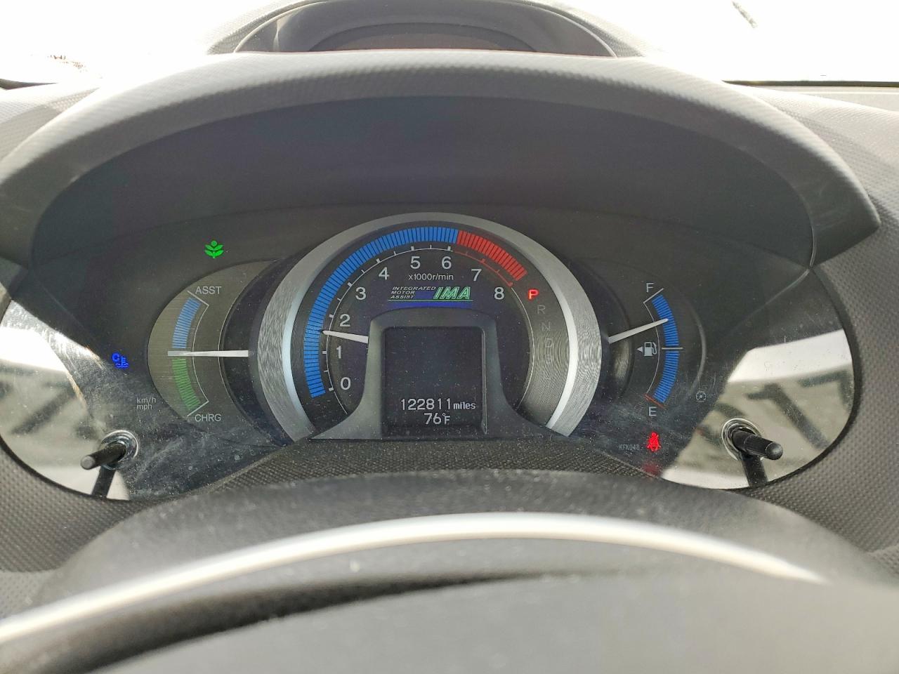 2011 Honda Insight Gray vin: JHMZE2H37BS002966