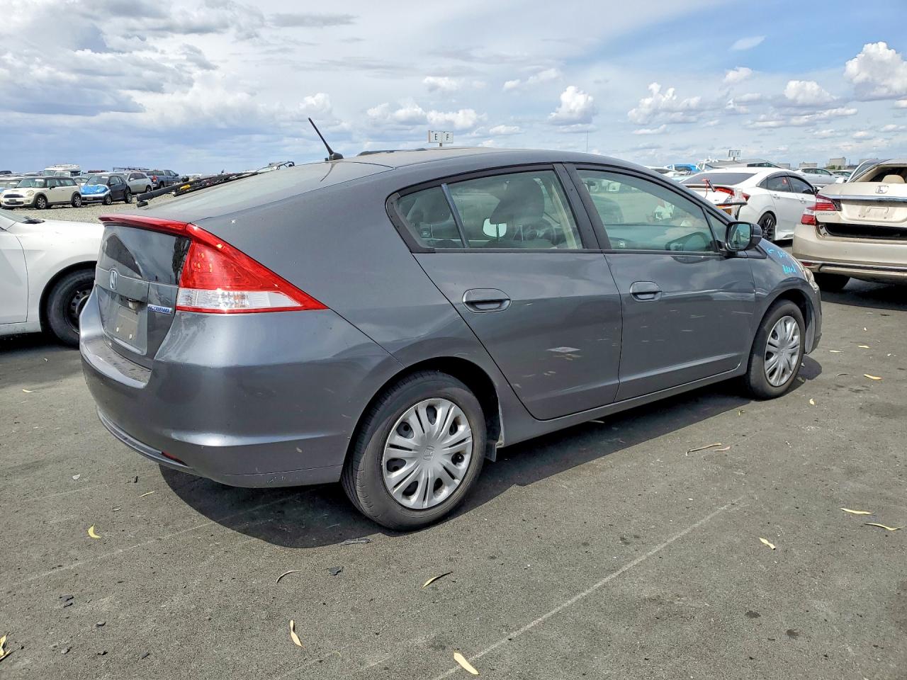 2011 Honda Insight Gray vin: JHMZE2H37BS002966