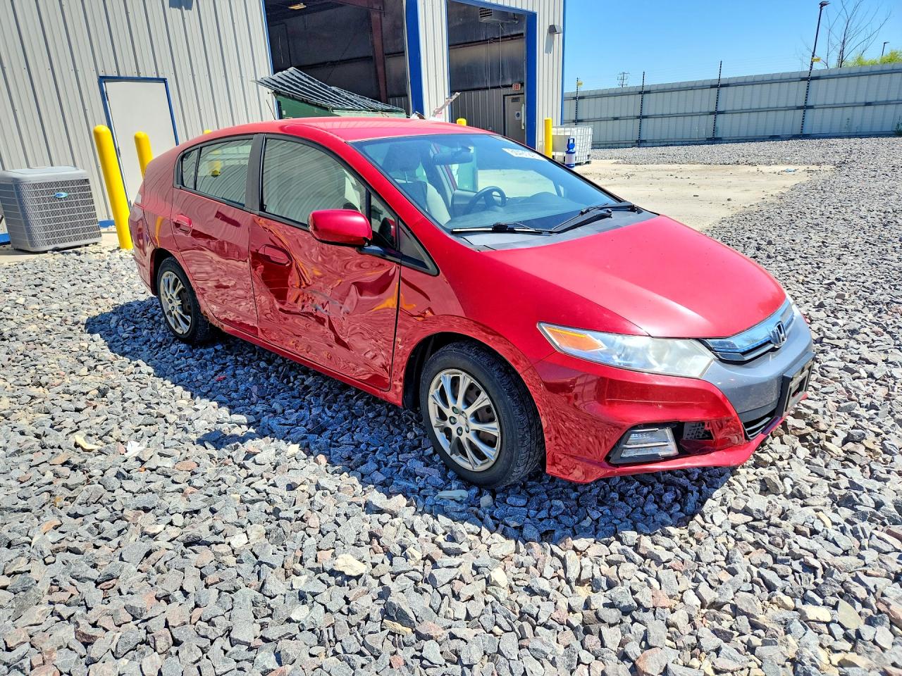 2012 Honda Insight Red vin: JHMZE2H39CS004316
