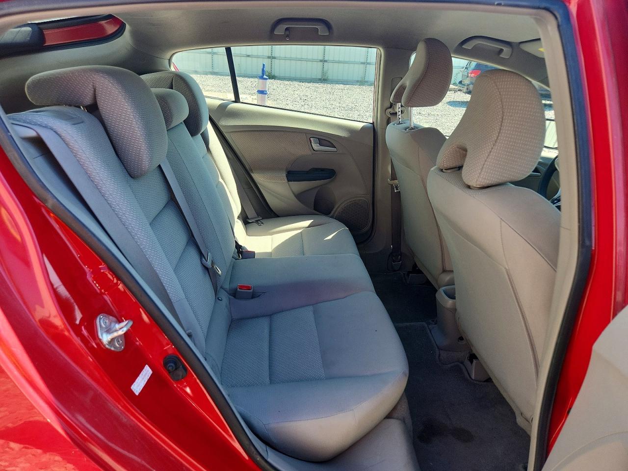 2012 Honda Insight Red vin: JHMZE2H39CS004316